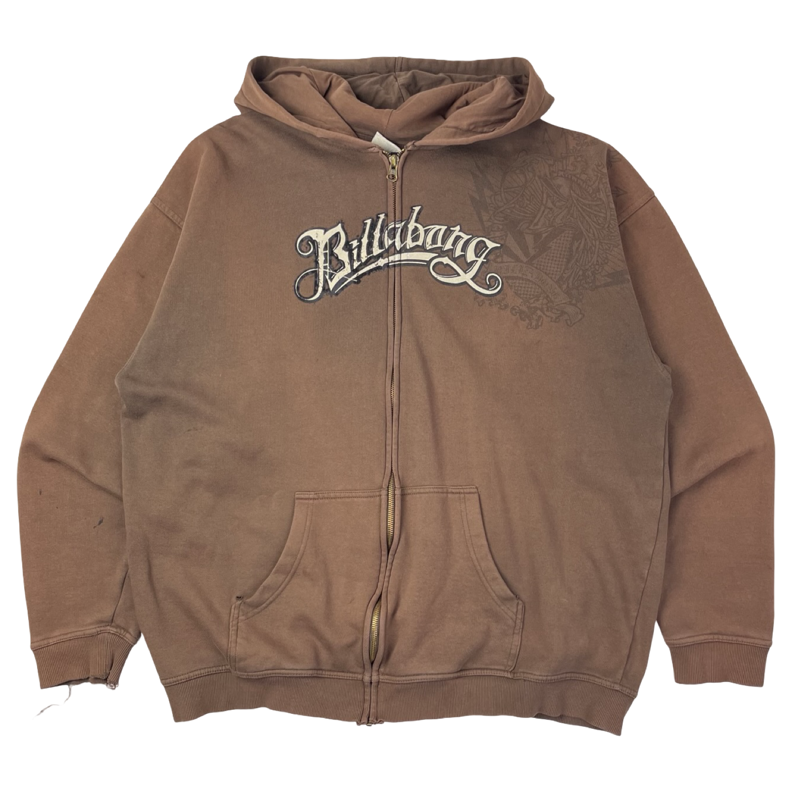 Vintage Y2K Billabong Sun Faded Zip-Up Hoodie
