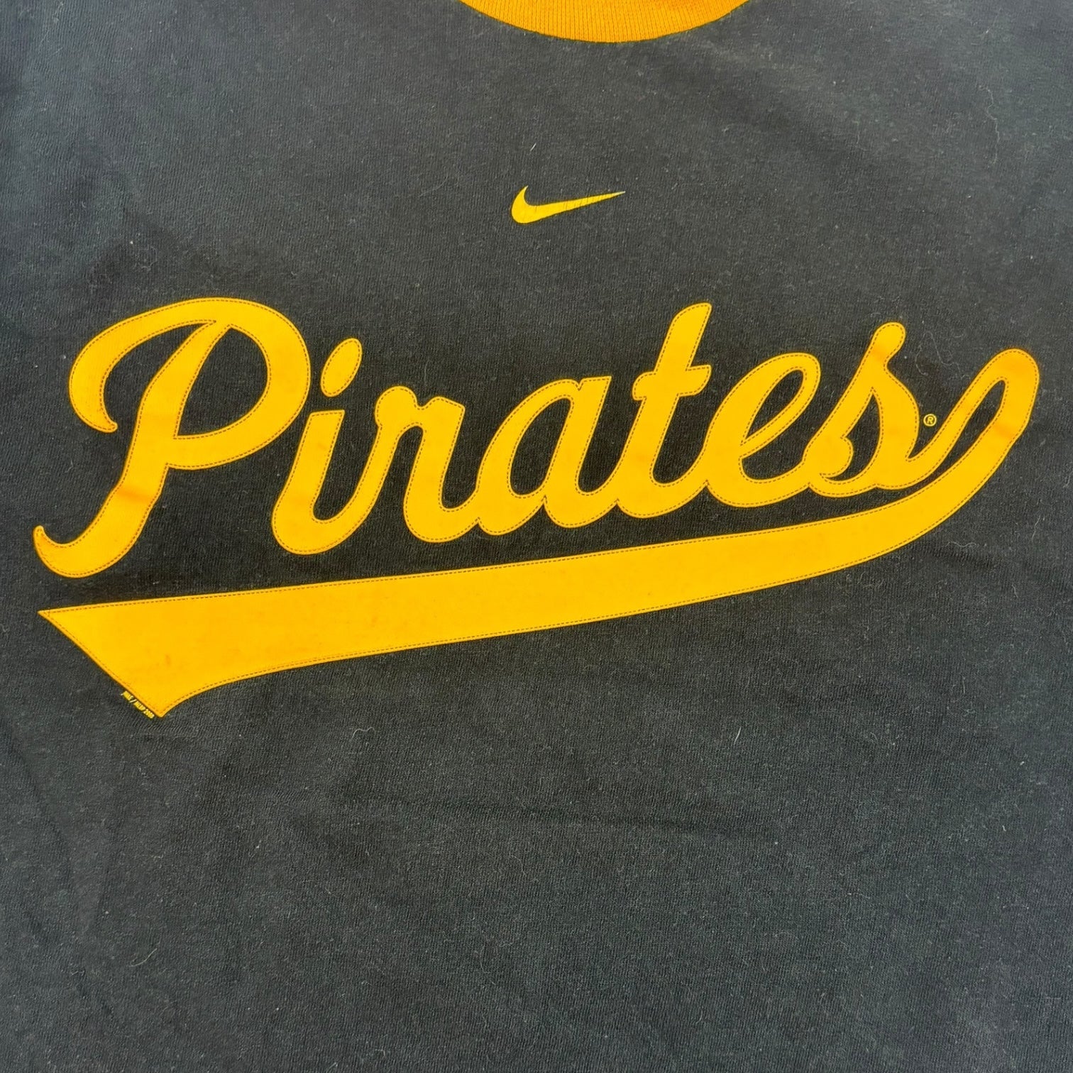 Vintage Nike Pittsburgh Pirates Ringer T-shirt Black