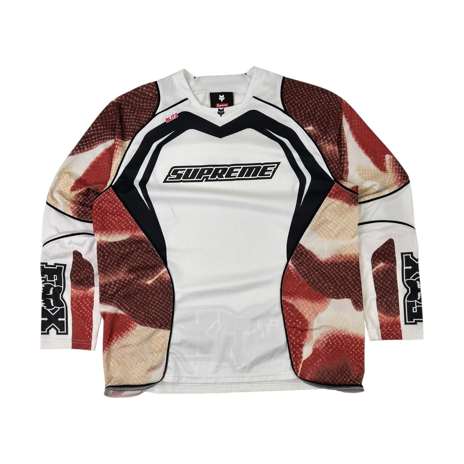 Supreme x Fox Racing Jersey White