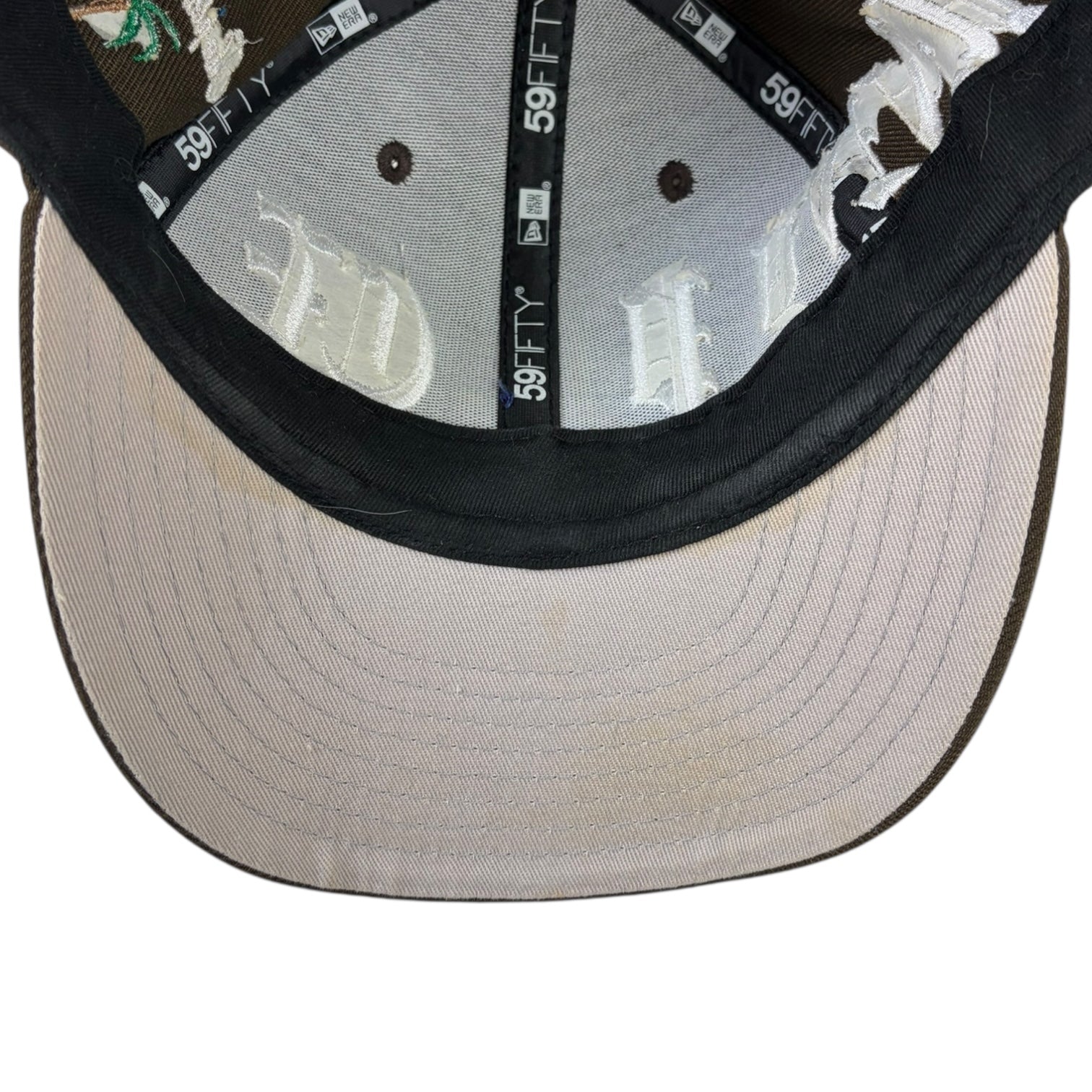 Menace “A Sunny Day For Shaded People” Fitted Hat Brown