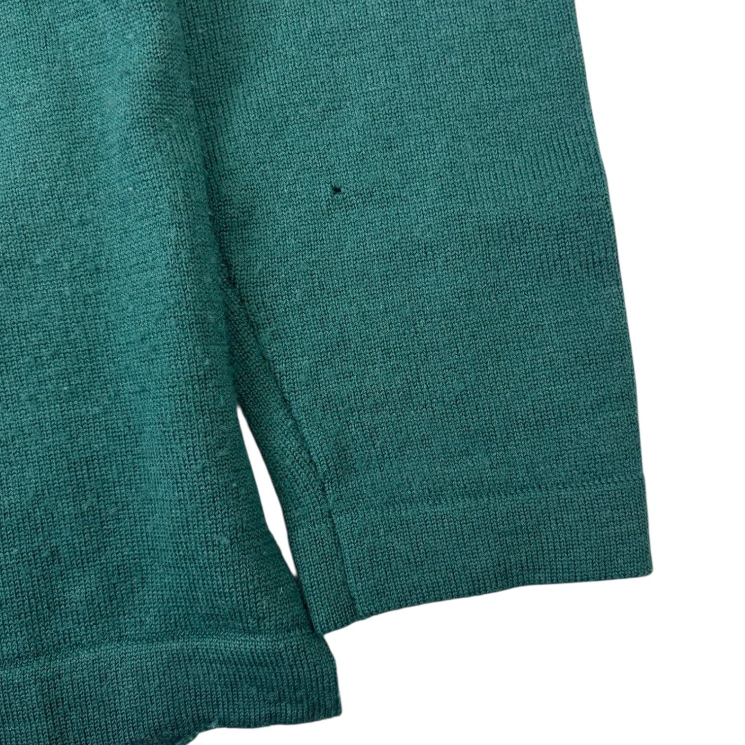 Vintage Gap Henley Knit Sweater Green