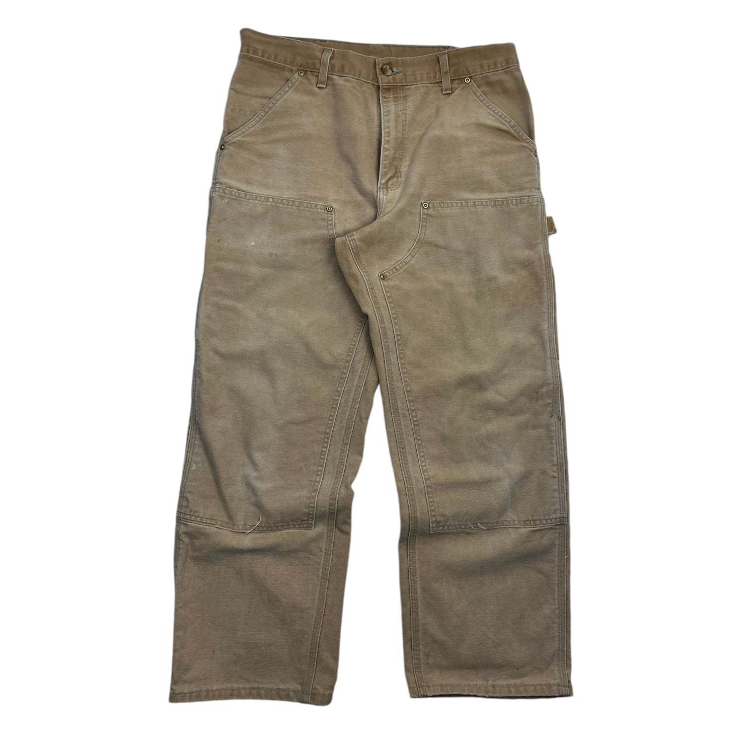 Carhartt Double Knees Paint Splatter Tan