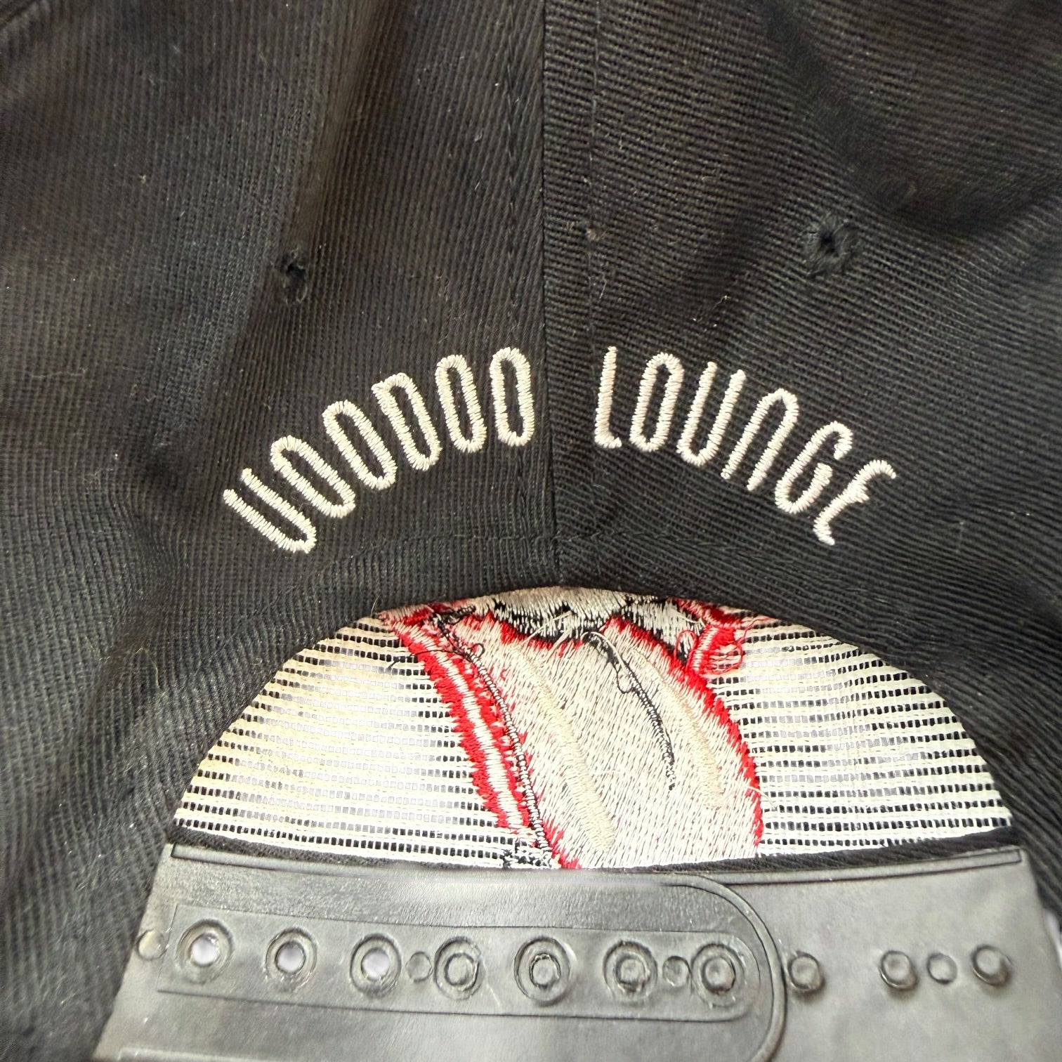 Vintage The Rolling Stones Voodoo Lounge Hat Black