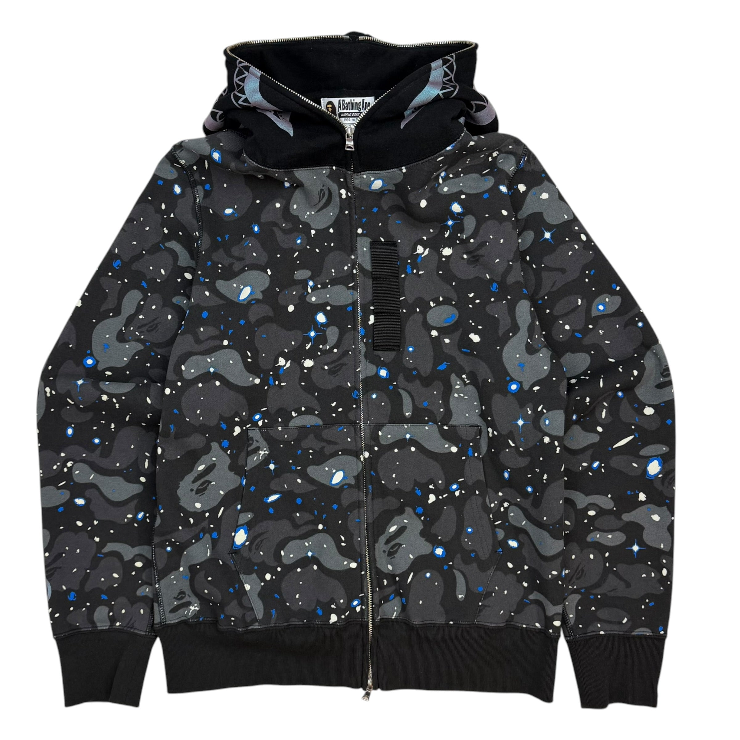Bape Space Camo Shark Full Zip Hoodie