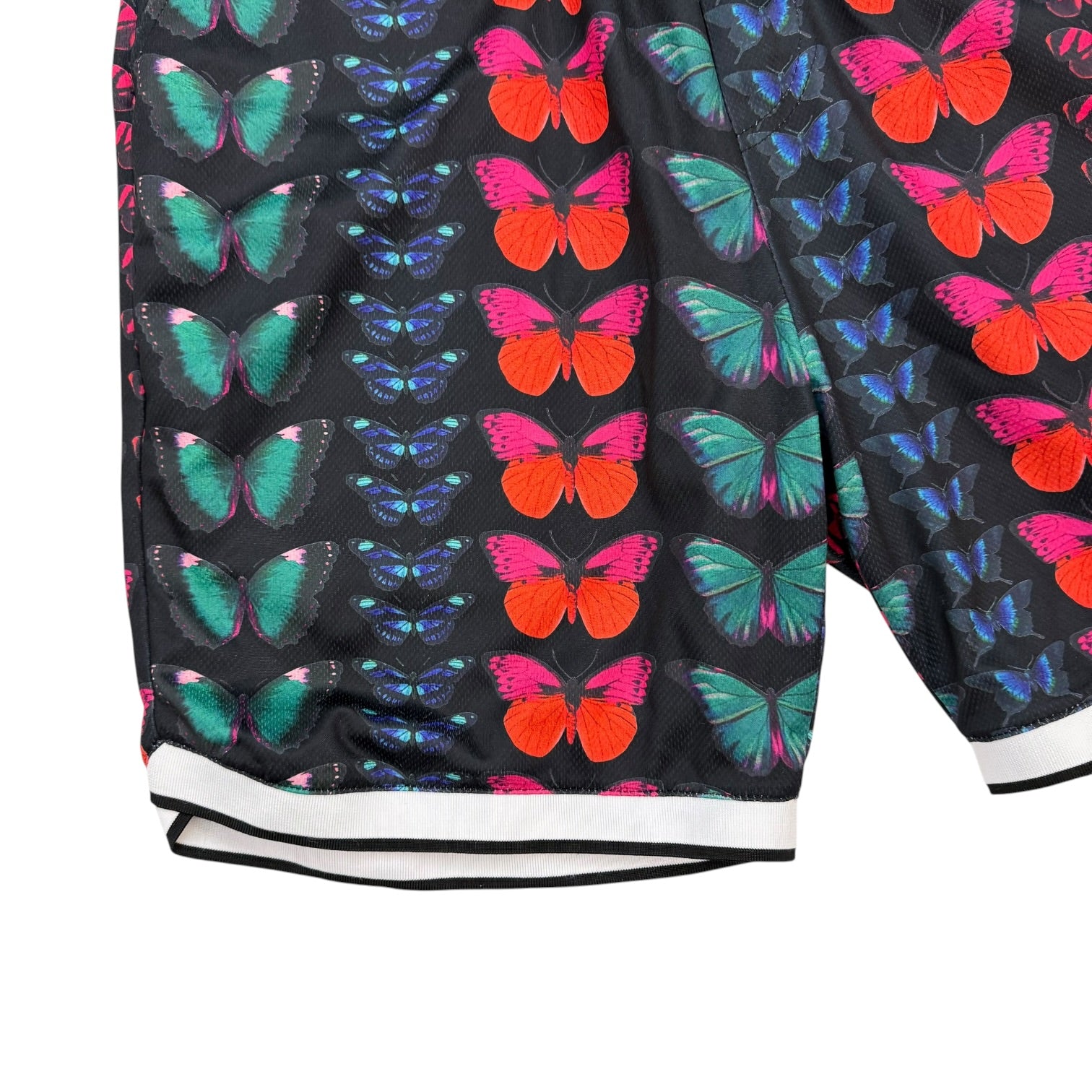 Pleasures Butterfly Basketball Shorts Black