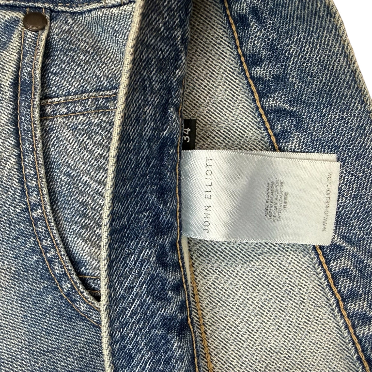 John Elliott Denim Jeans Light Wash