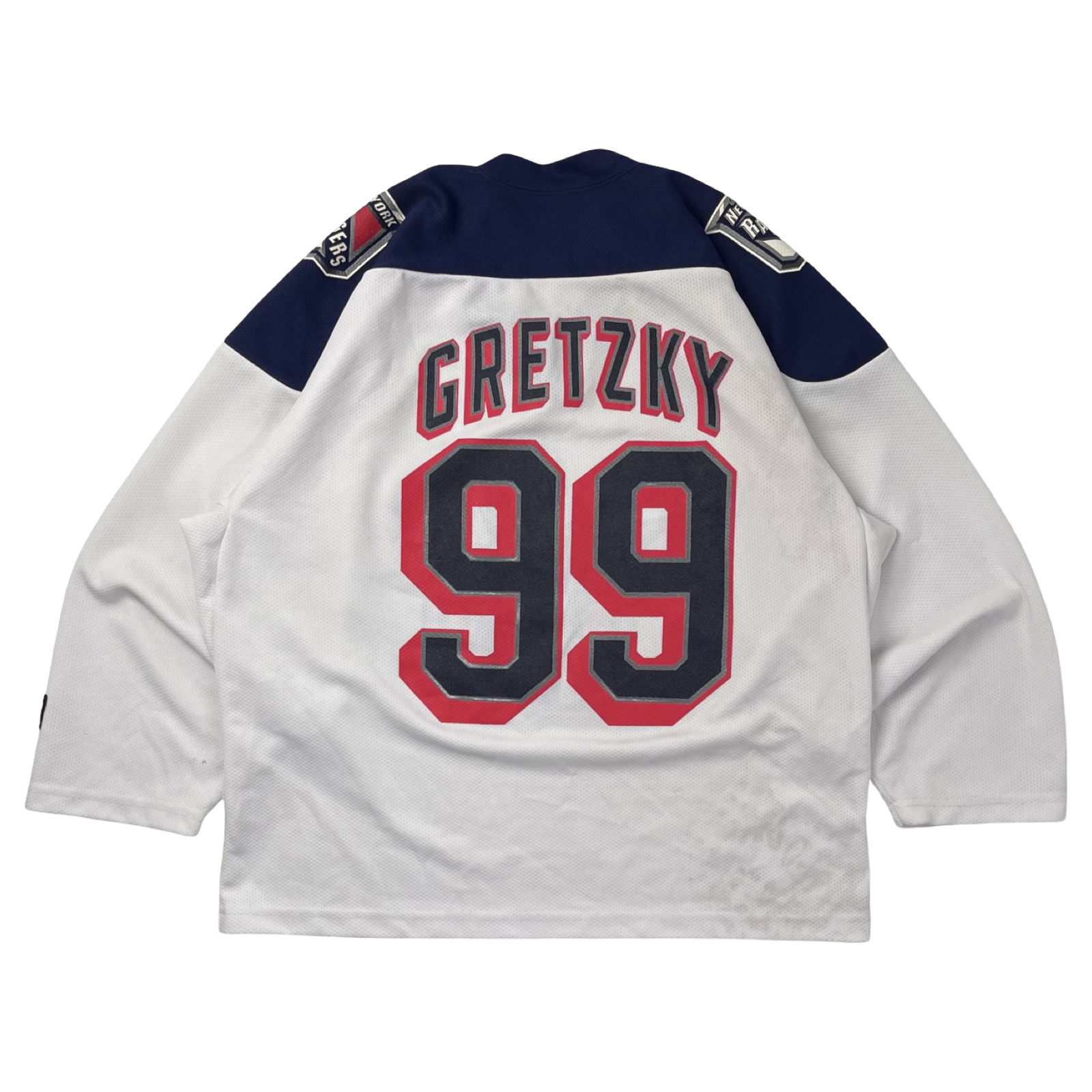 Vintage Starter New York Rangers Liberty Head Wayne Gretzky Jersey