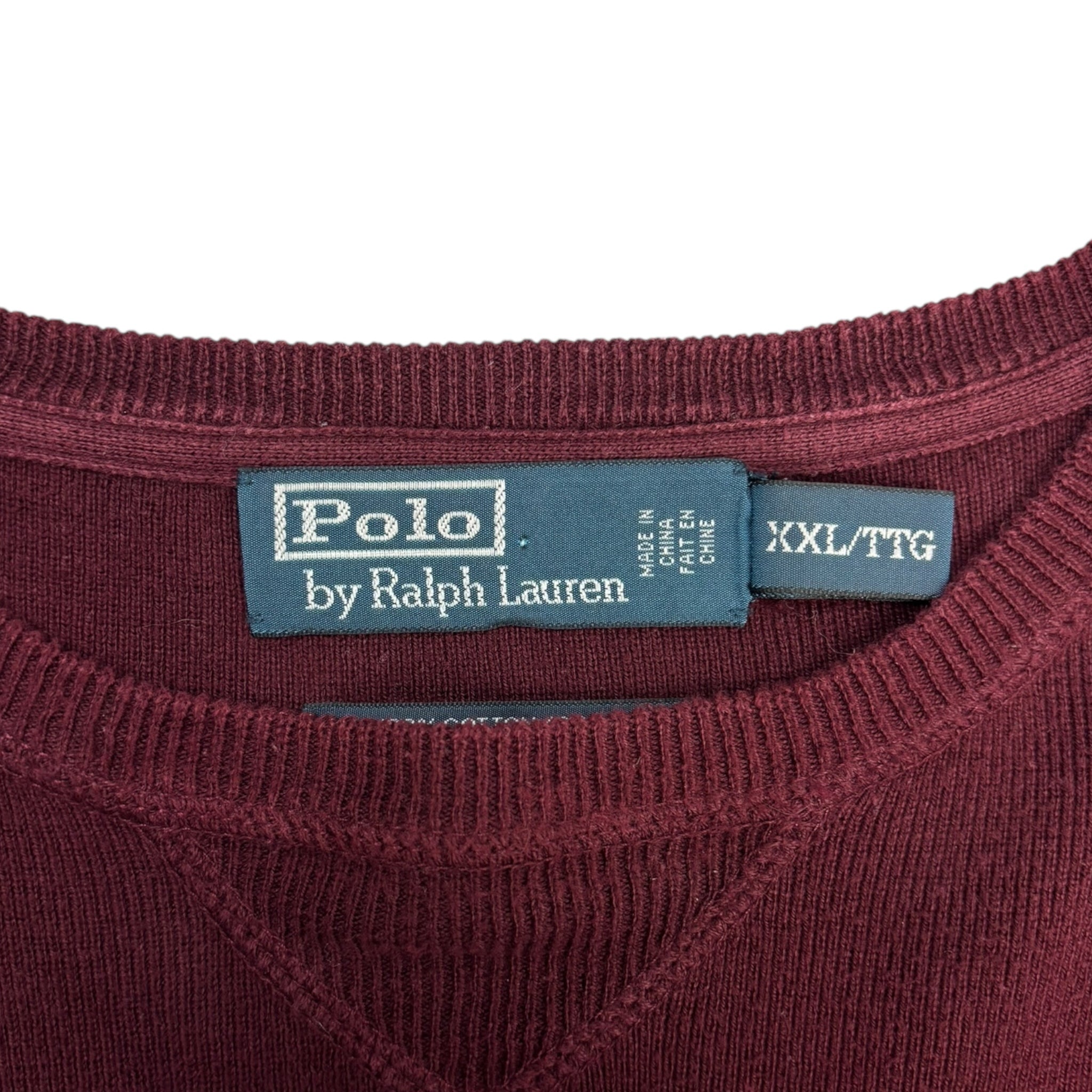 Vintage Polo Ralph Lauren Knit Wine