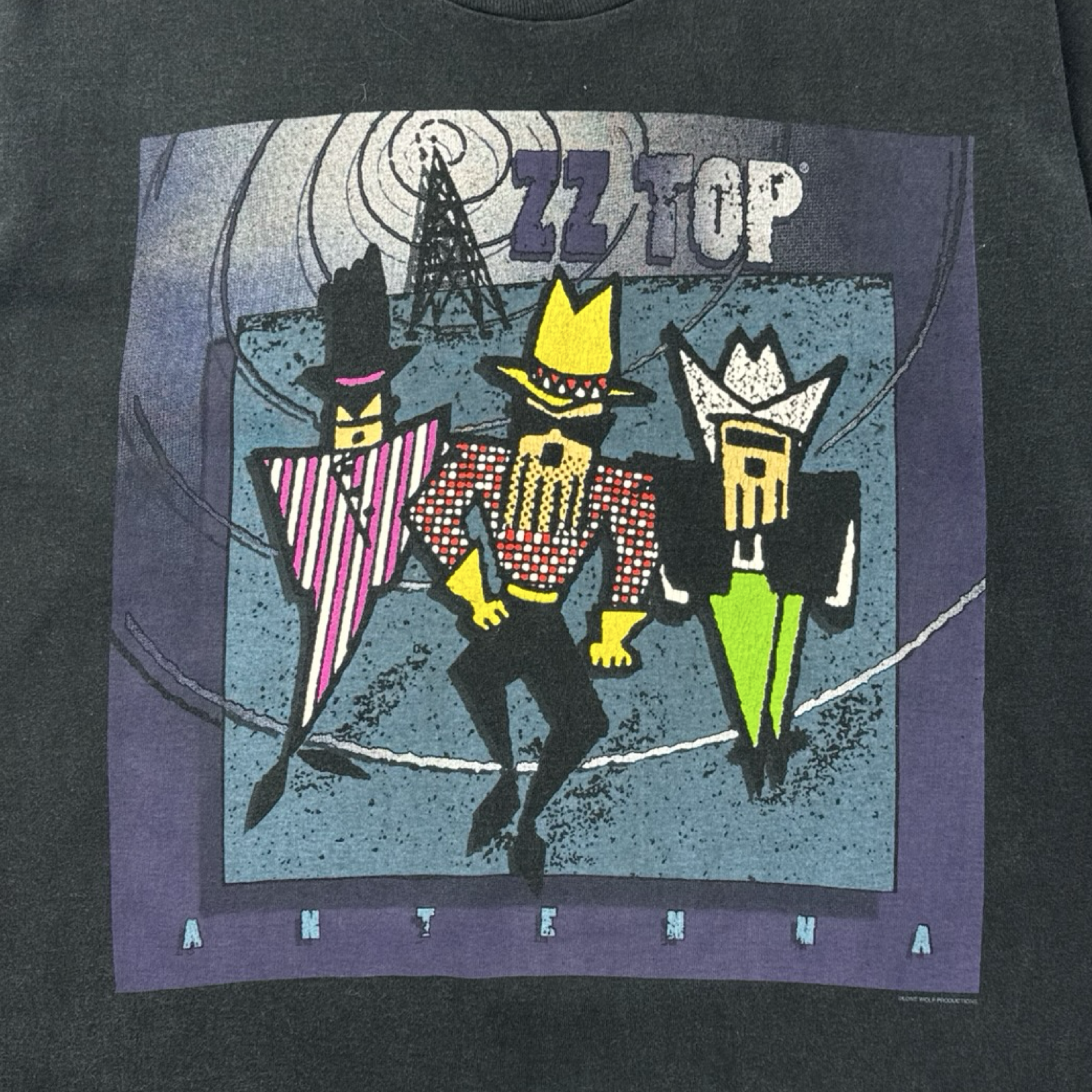Vintage ZZ Top ‘Antenna World Tour’ Band T-Shirt