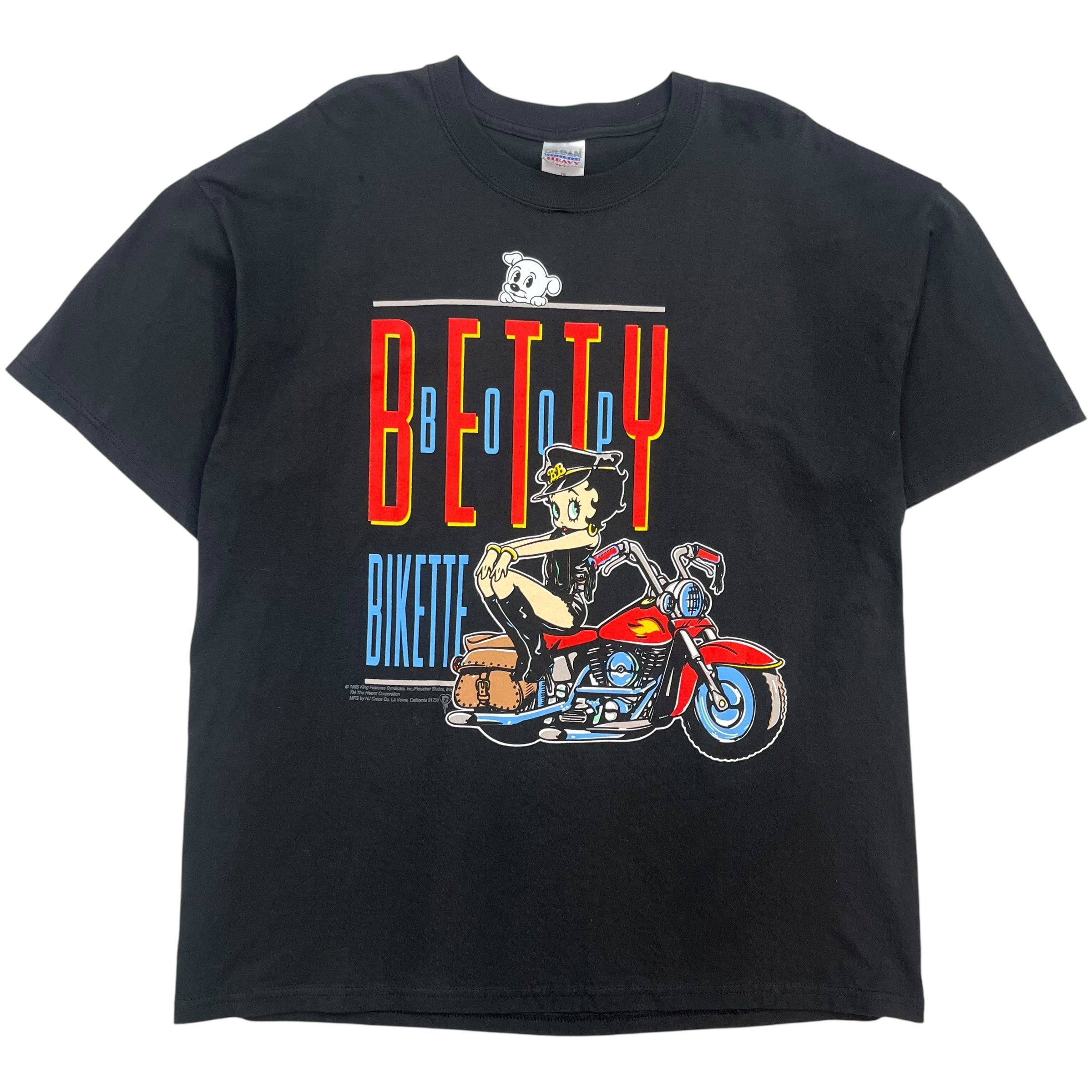 1995 Betty Boop Bikette Tee Black