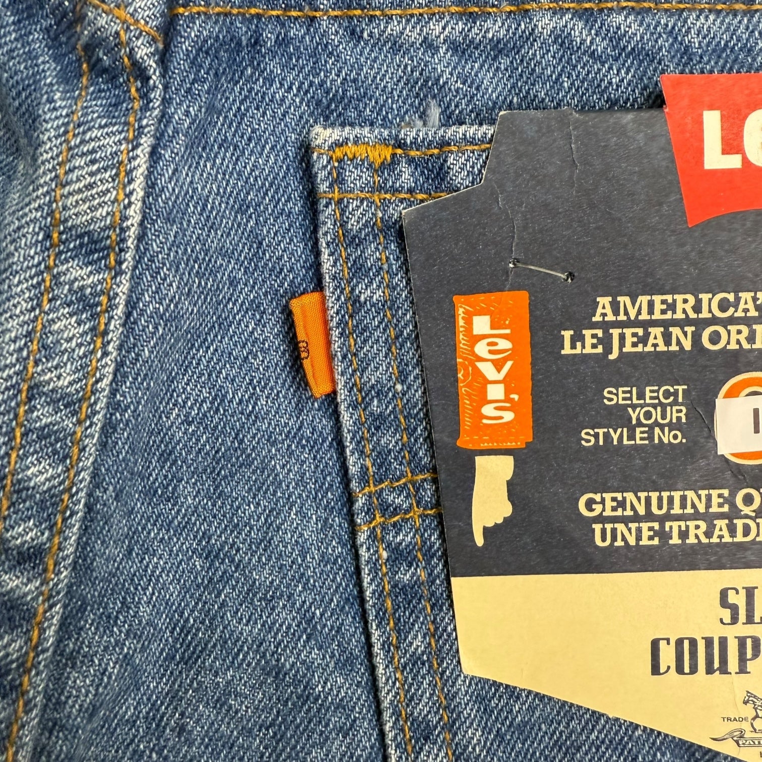 Vintage Levi’s 631 Orange Tab Denim Pants Medium Wash