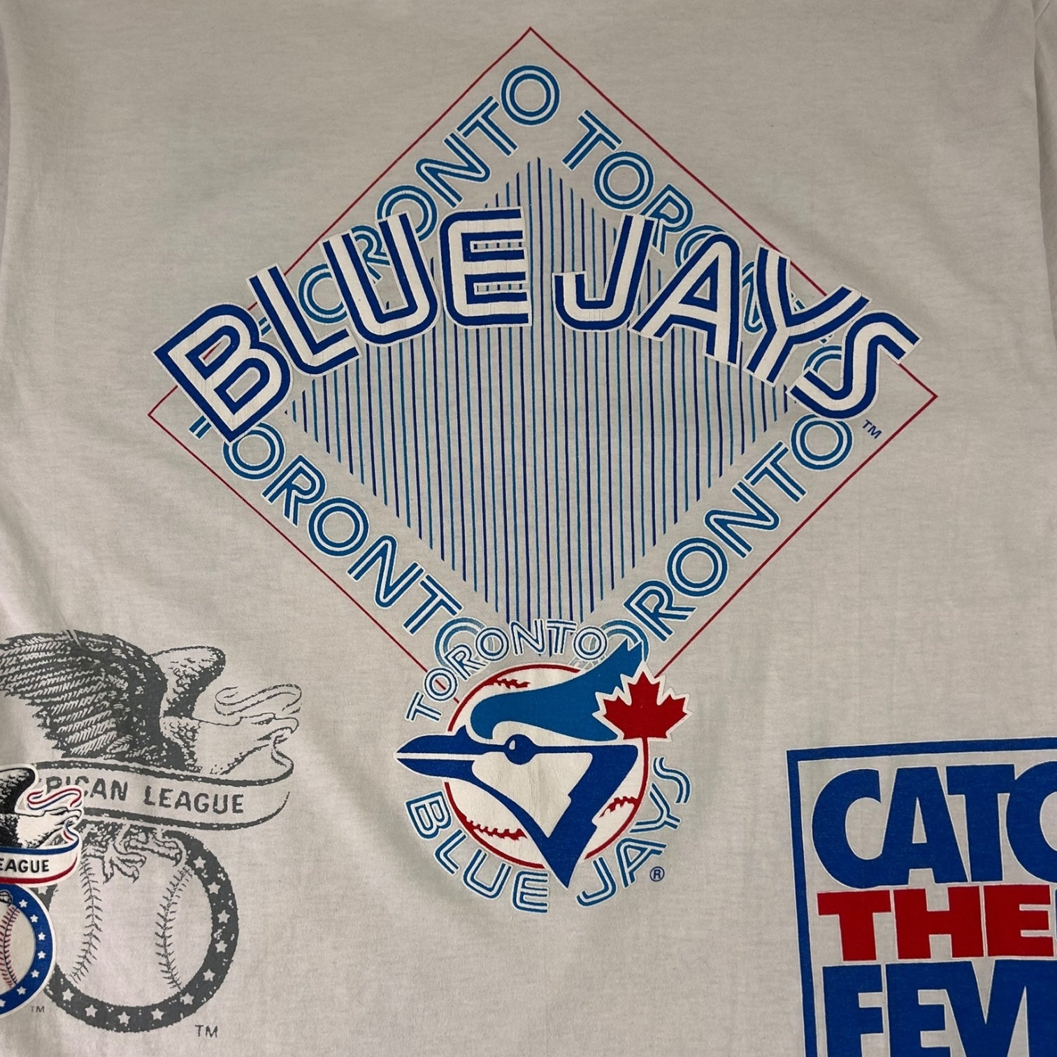 Vintage Toronto Blue Jays AOP T-Shirt White