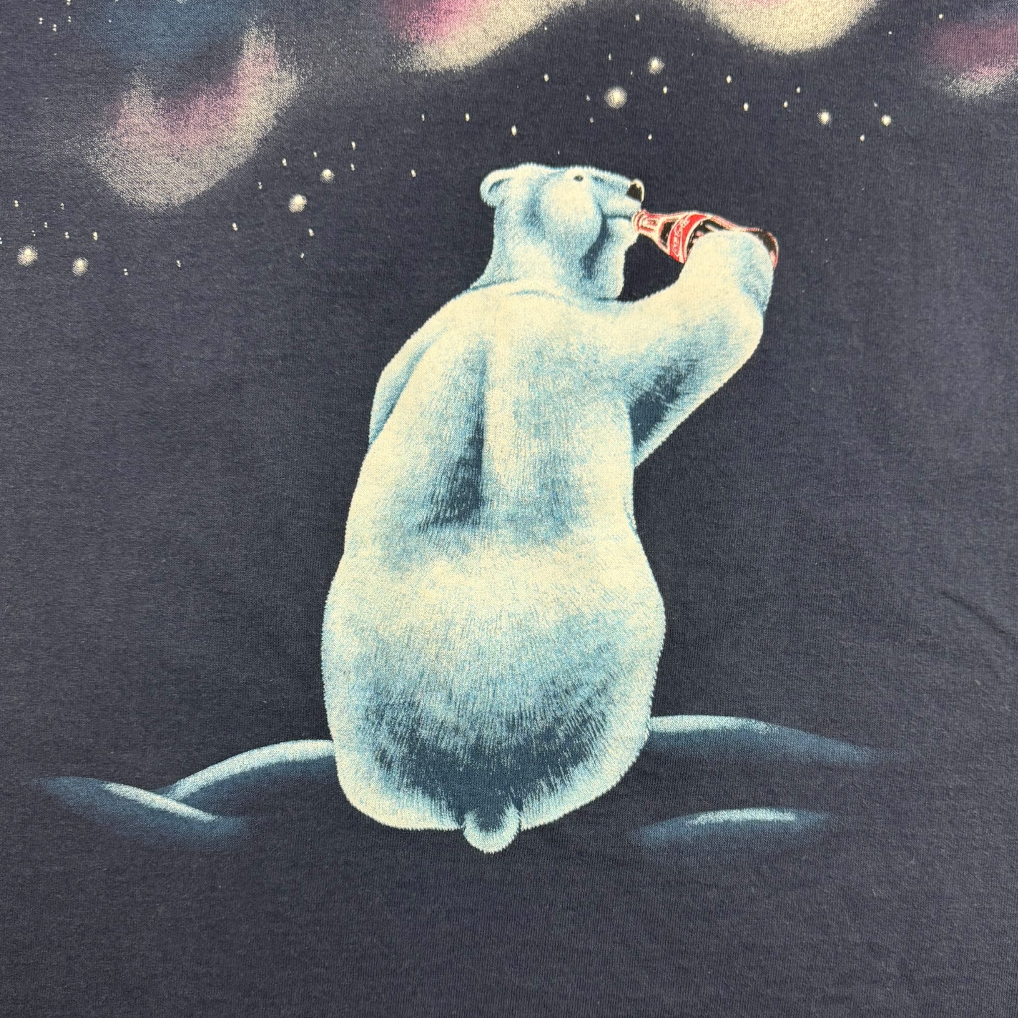 1994 Coca Cola Polar Bears Northen Lights T-Shirt