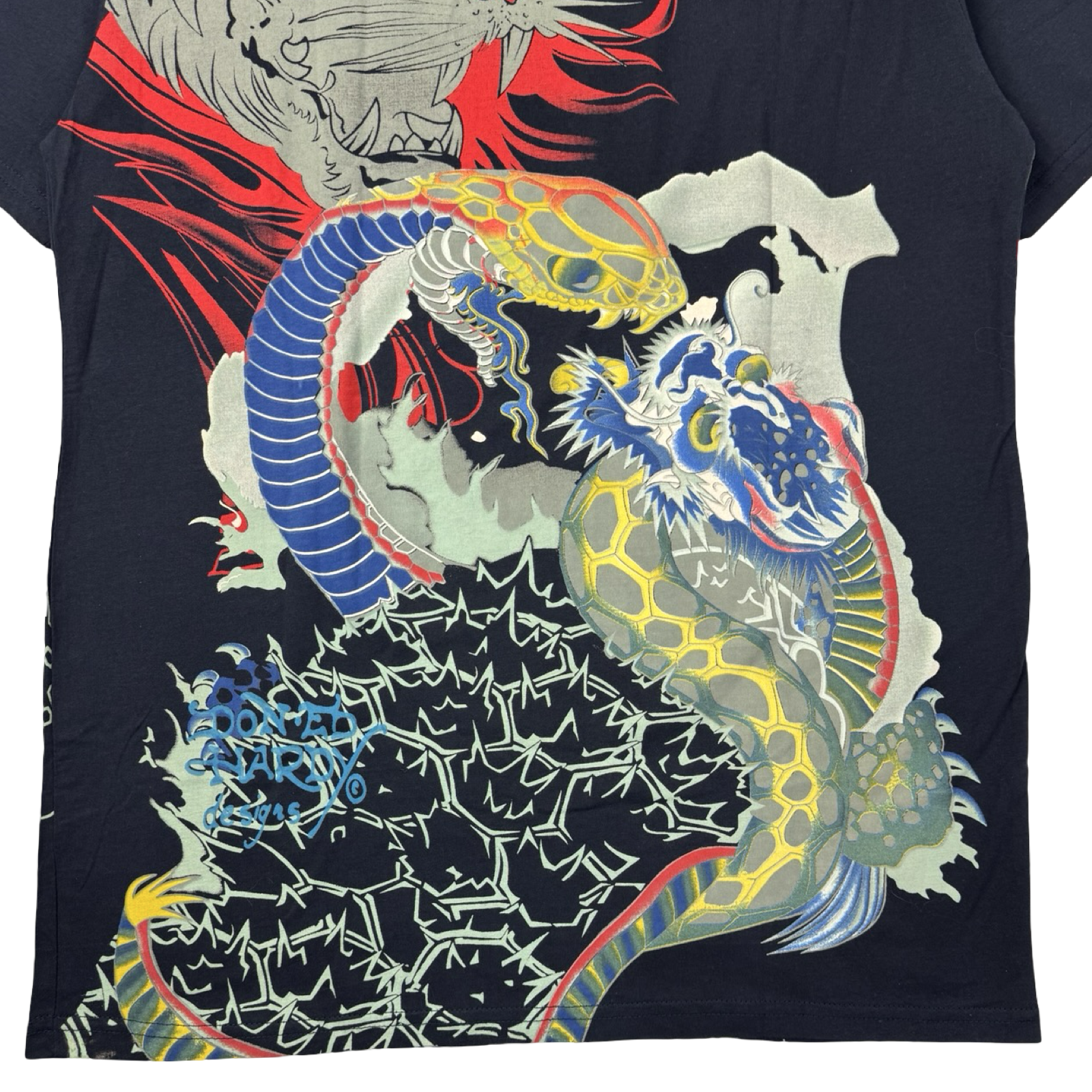 Vintage Y2K Ed Hardy Ambiguous Animal Rhinestone T-Shirt