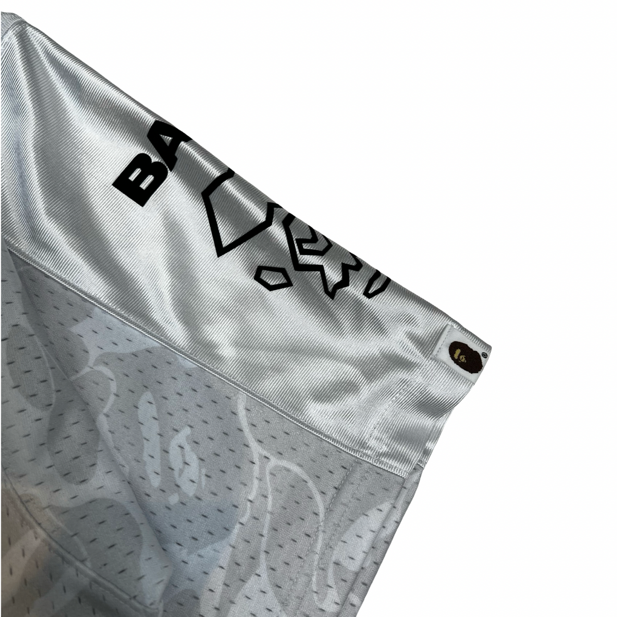 A Bathing Ape BAPE Solid Camo Multi Logo Relaxed Fit Football Jersey