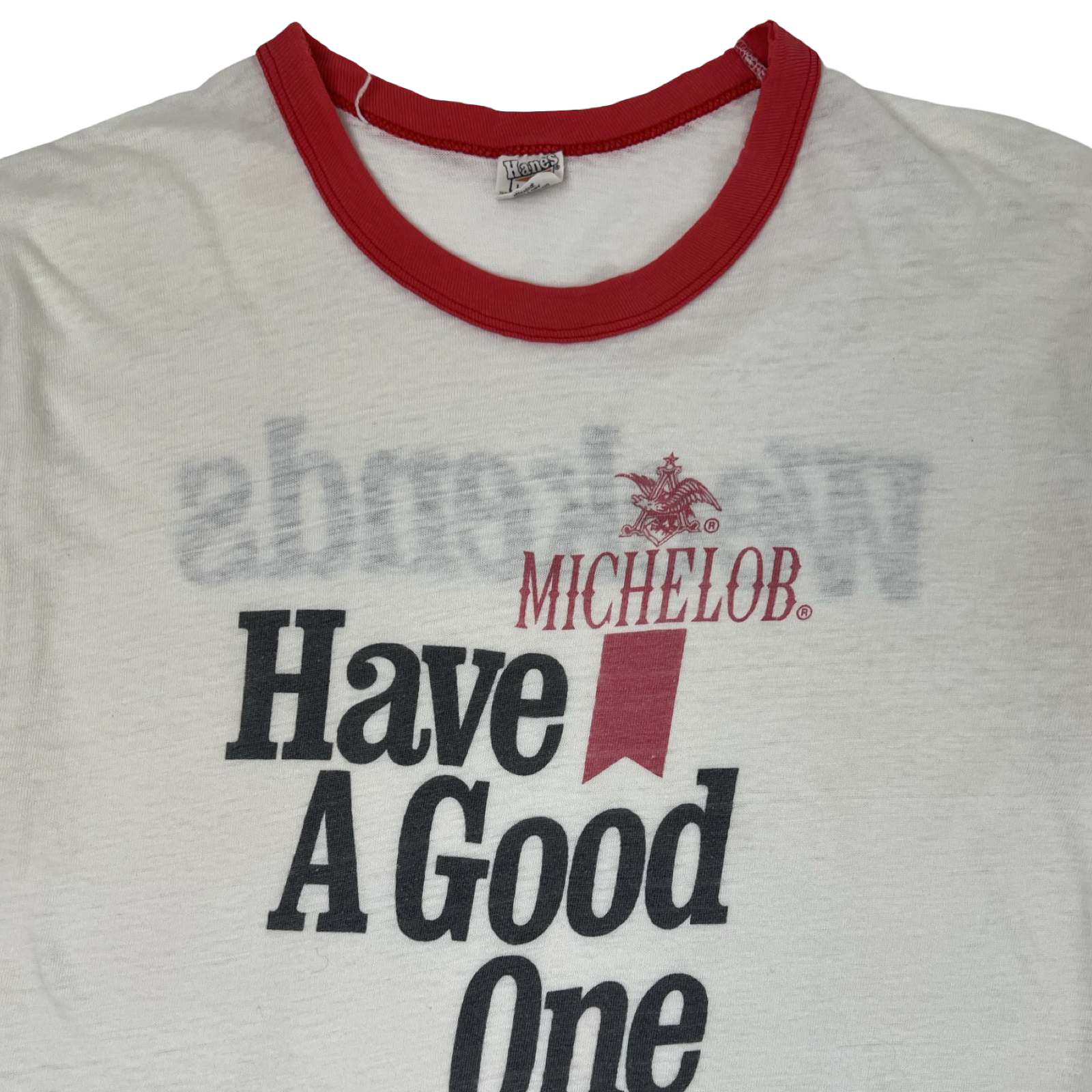 Vintage 1980’s Michelob “Have A Good One” Ringer T-Shirt White