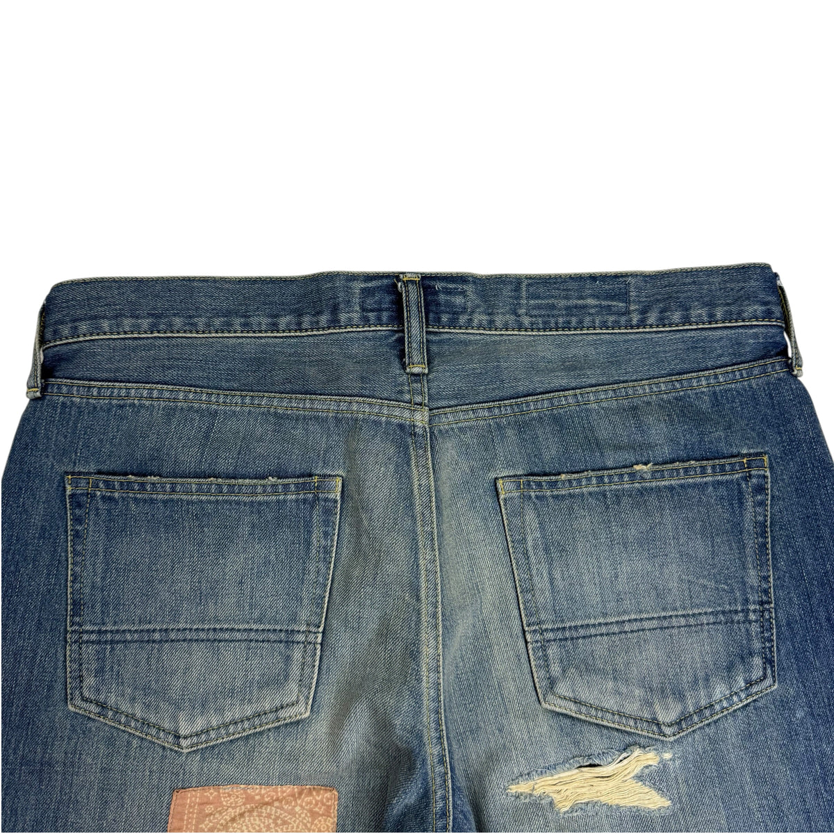 FDMTL Japan Patchwork Jeans Blue