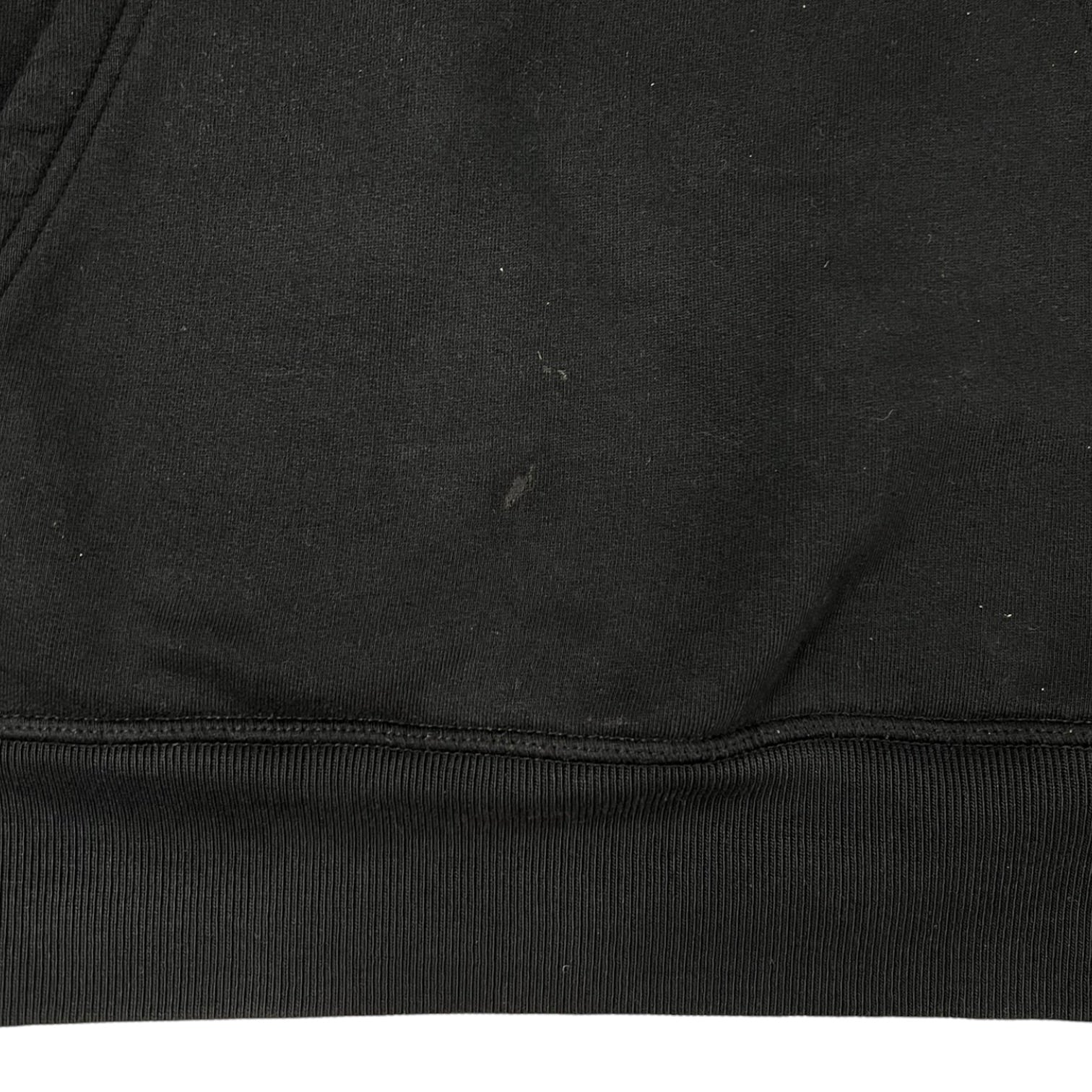 Burberry London England Cotton Logo Hoodie Sweatshirt Black