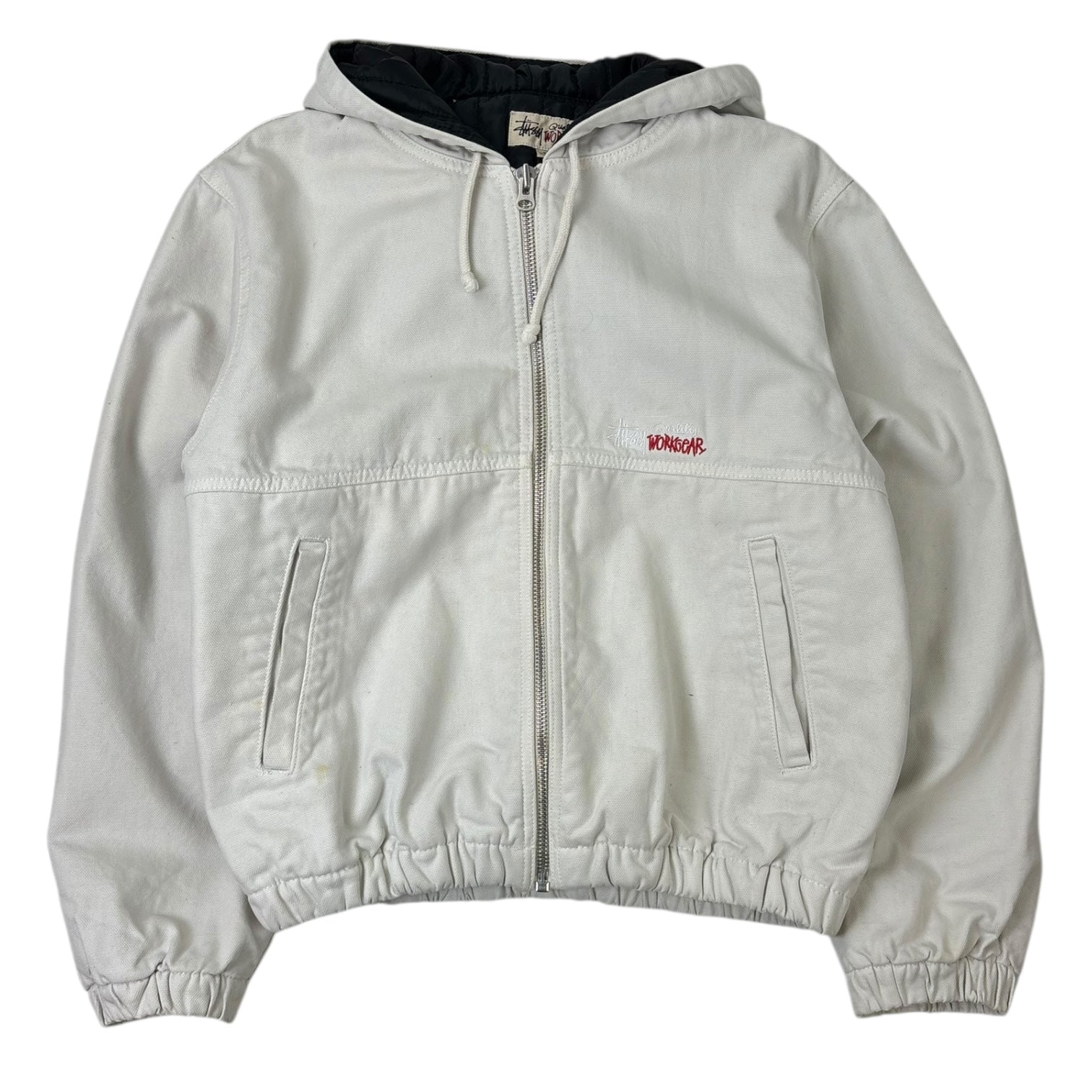 Stussy Insulated Canvas Work Jacket Bone
