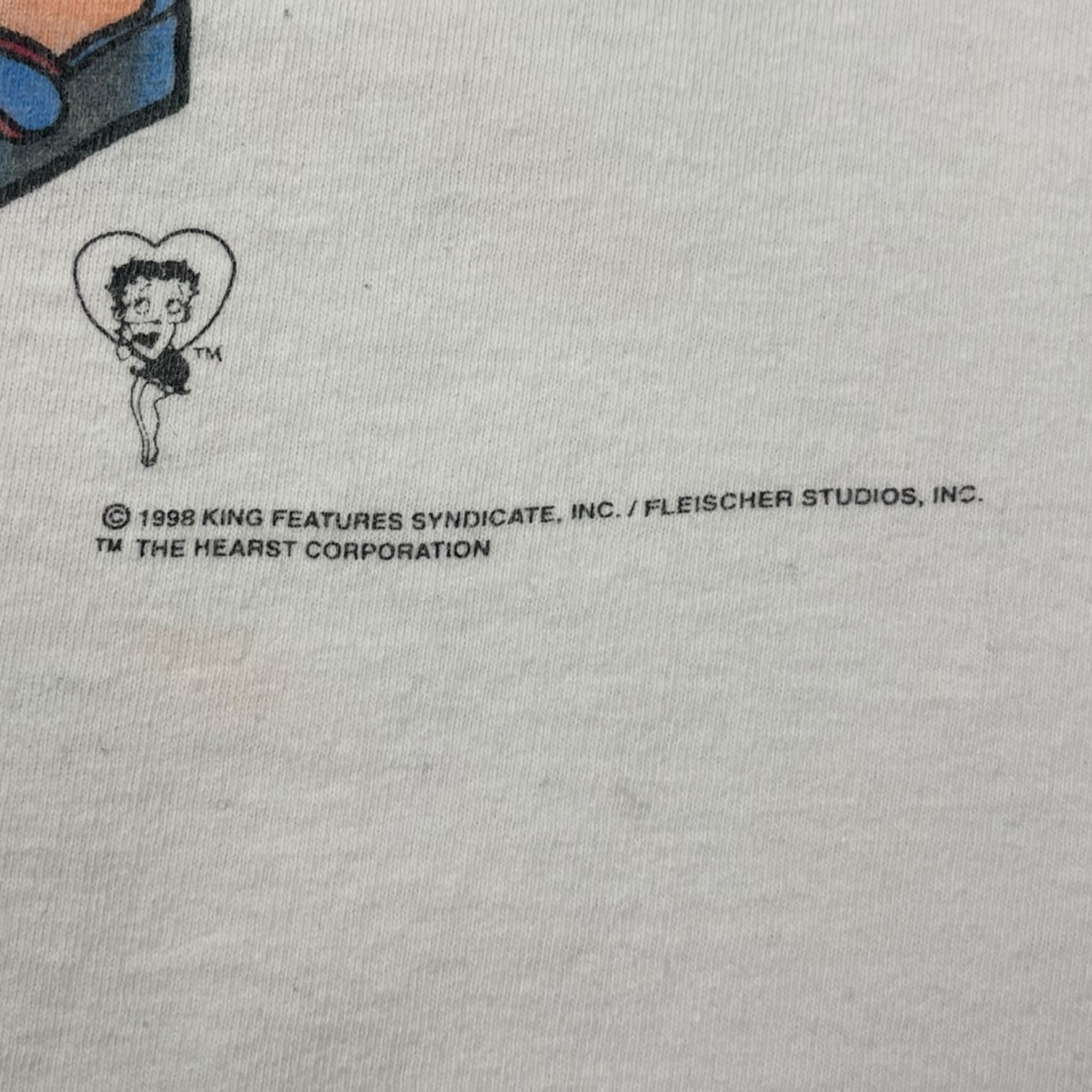 1998 Betty Boop T-Shirt White