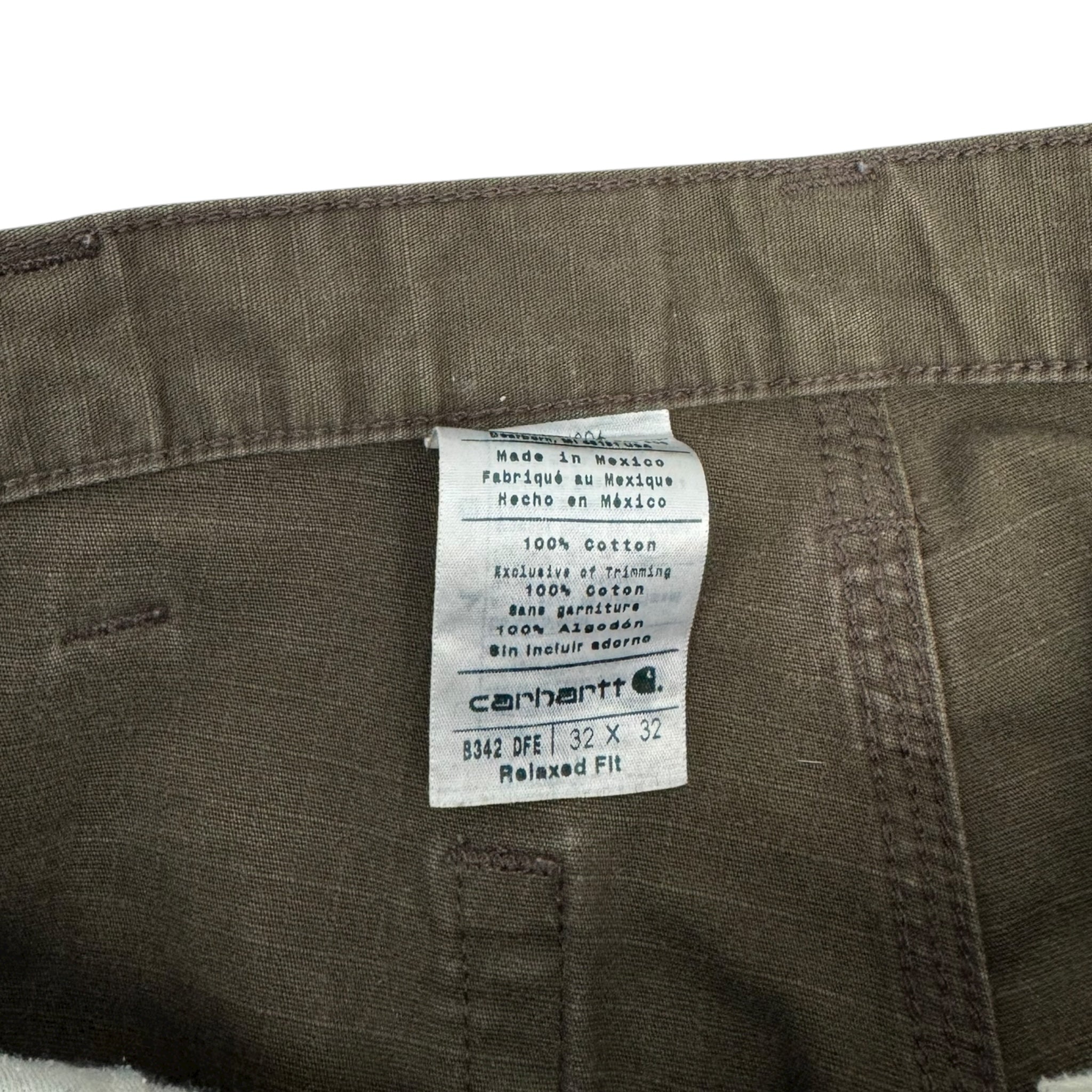 Vintage Carhartt Cargo Bottoms Olive Green