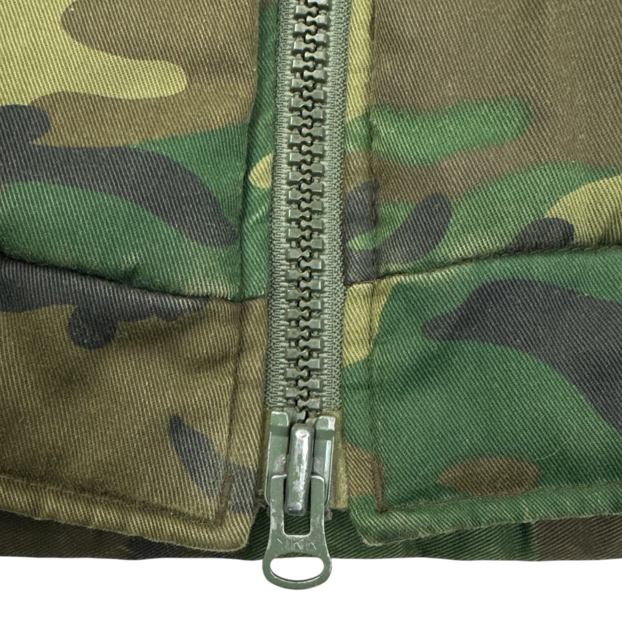 Vintage Y2K Militaire Camo Tactical Zip Jacket