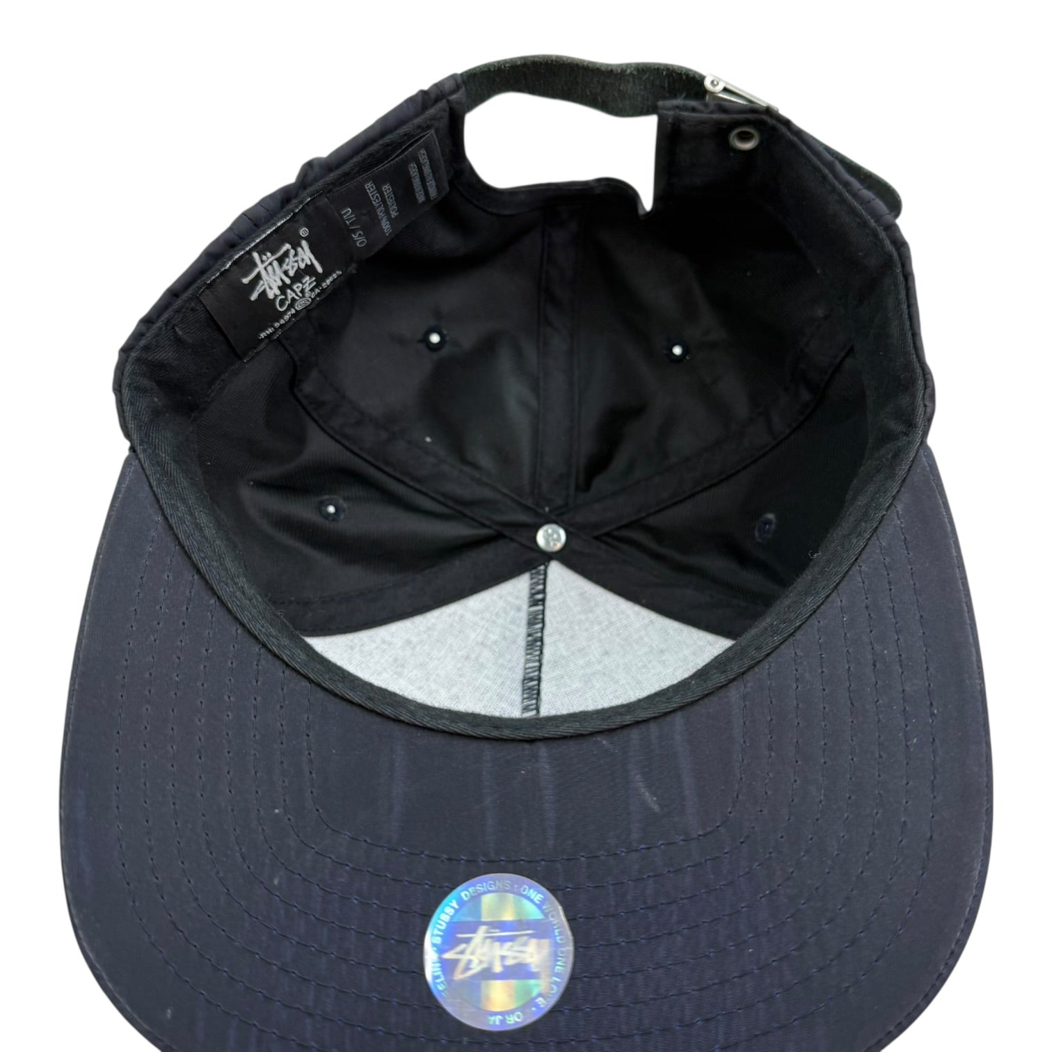 Stussy Satin Strapback Hat Black