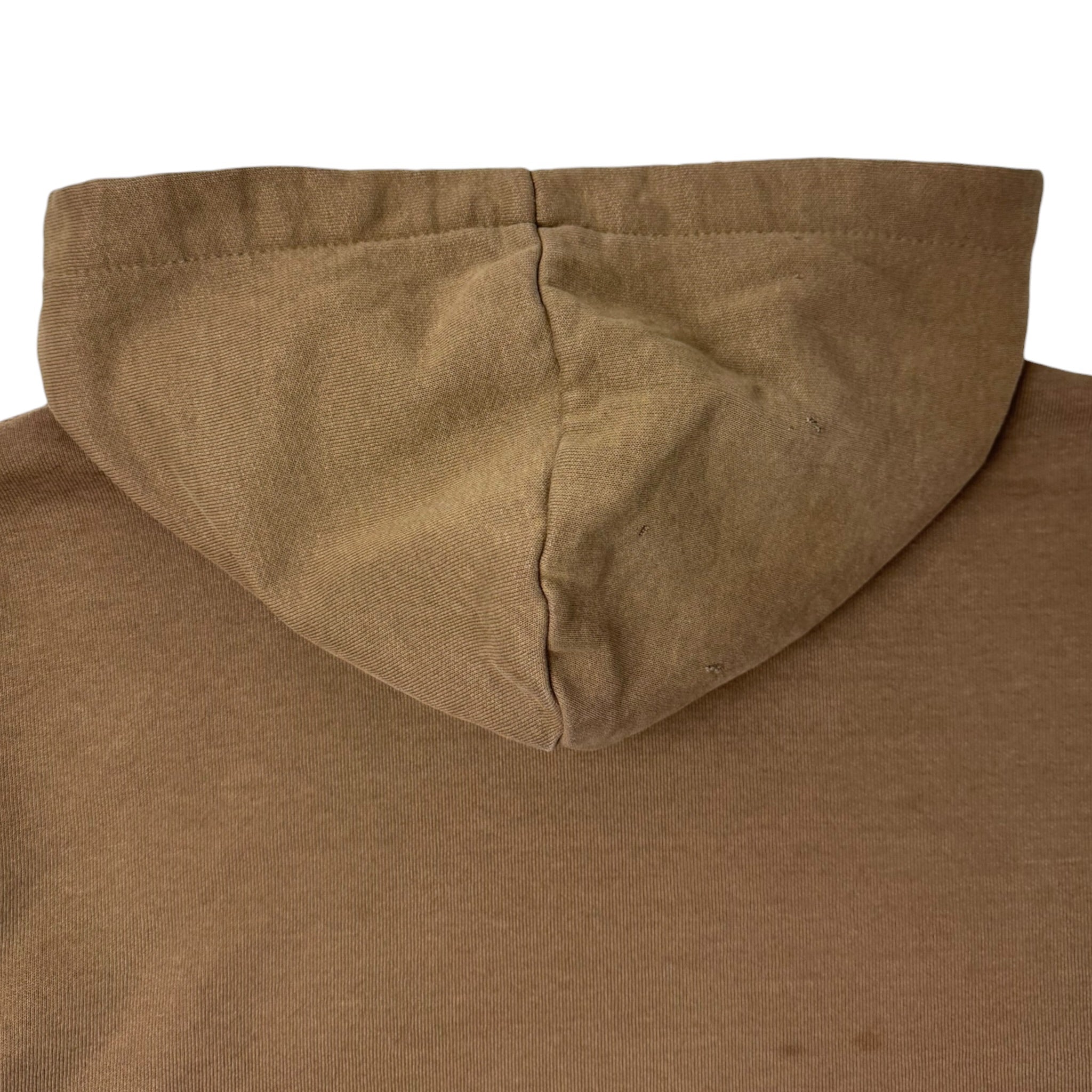 Vintage Carhartt Embroidered Spellout Hoodie Light Brown