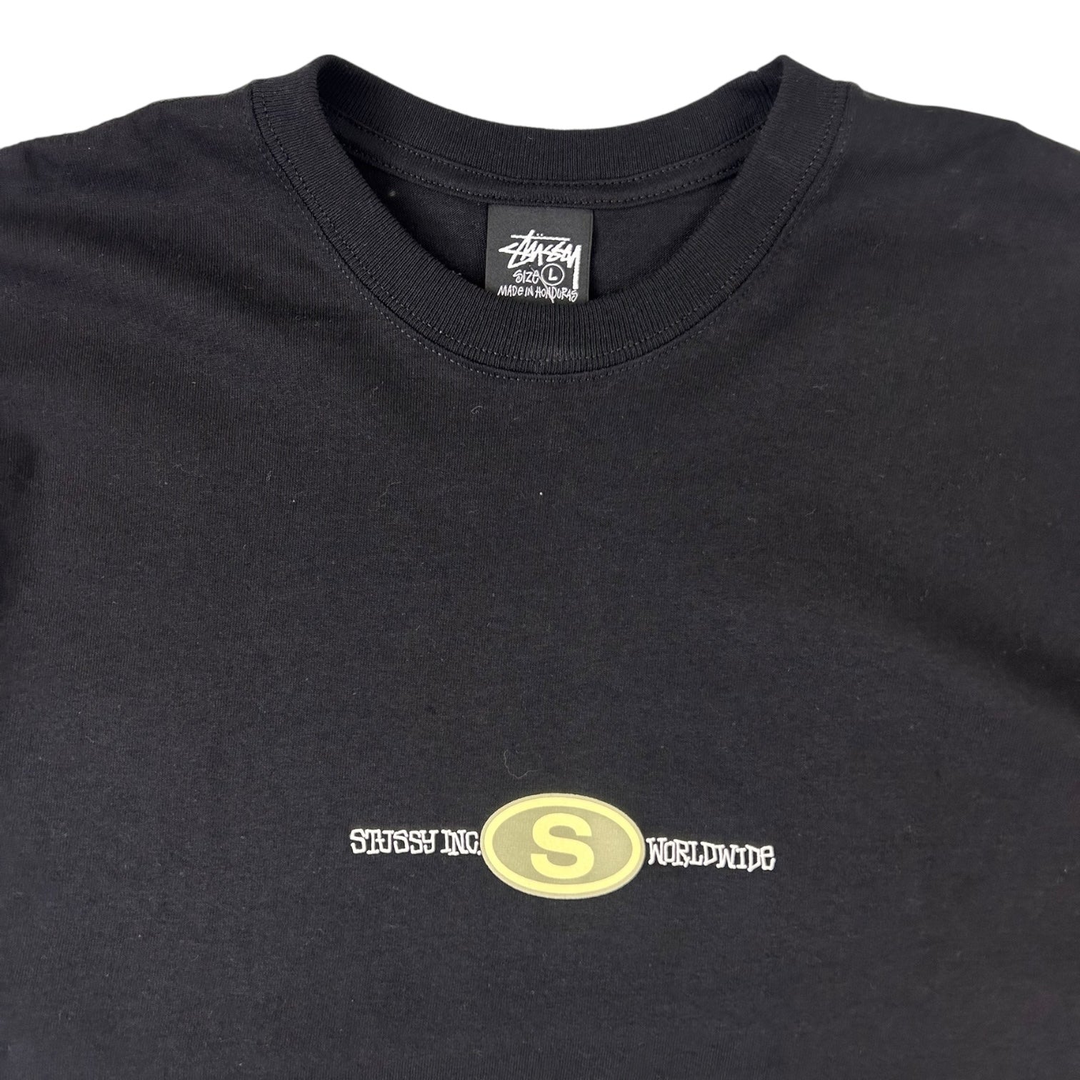 Stussy Worldwide Dot T-Shirt Black