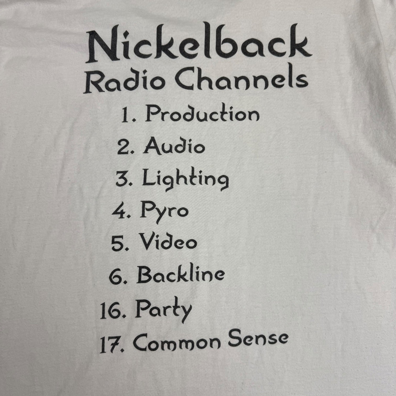 Vintage Nickelback Local Crew Tee White