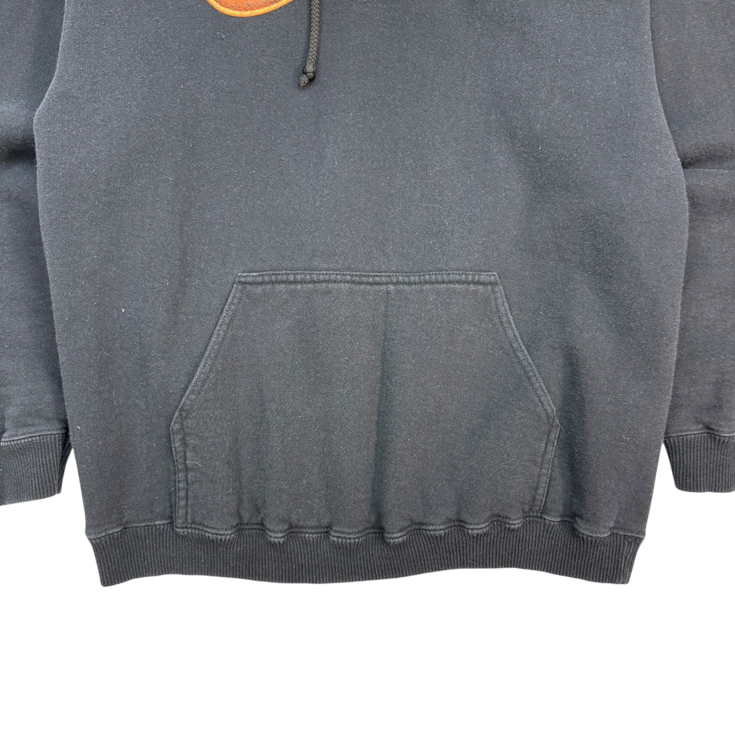 Vintage Nike Swoosh Hoodie Black