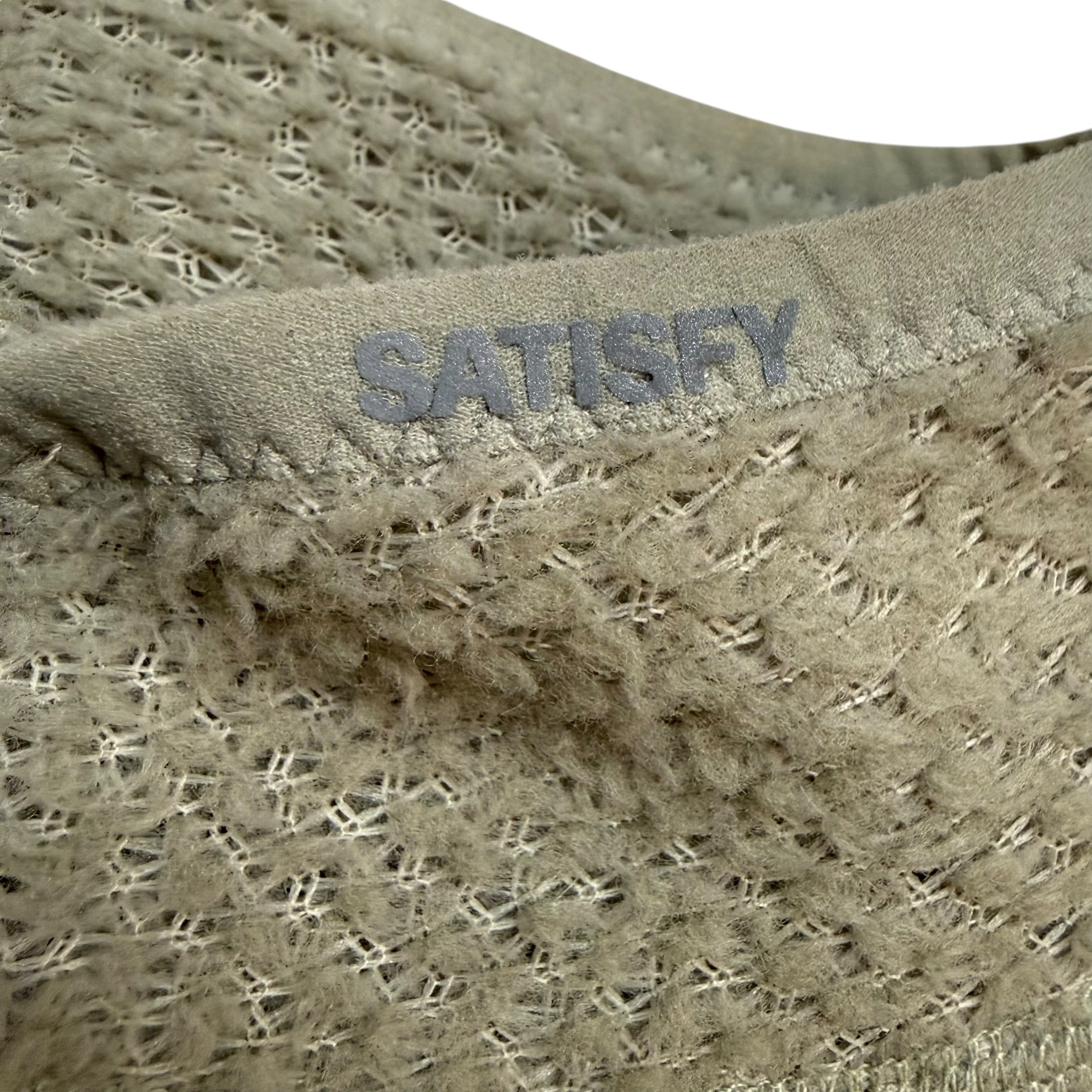 Satisfy Running Ghostfleece AD Light Half Zip Moon