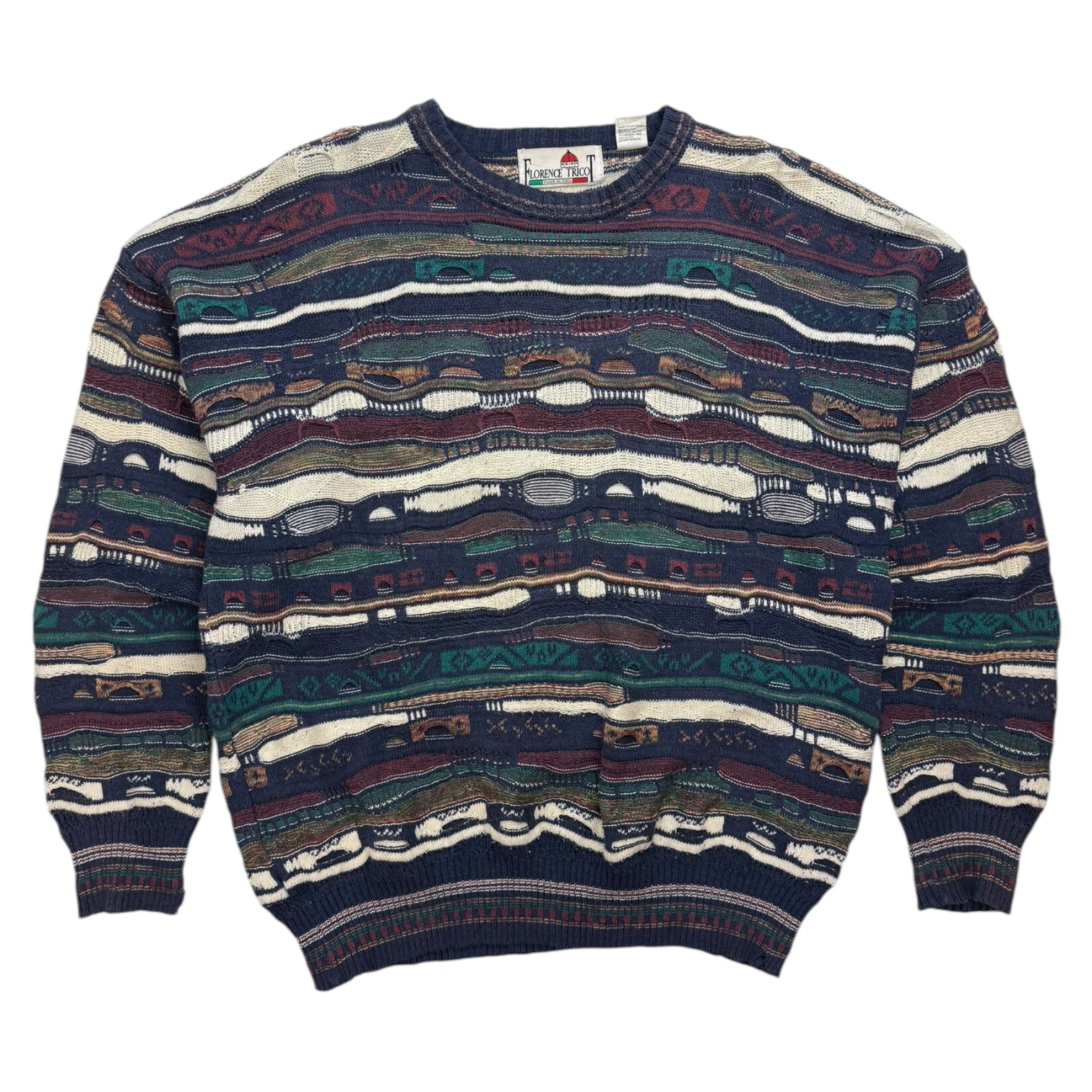 Vintage Florence Tricot Multicolour Stripe Sweater