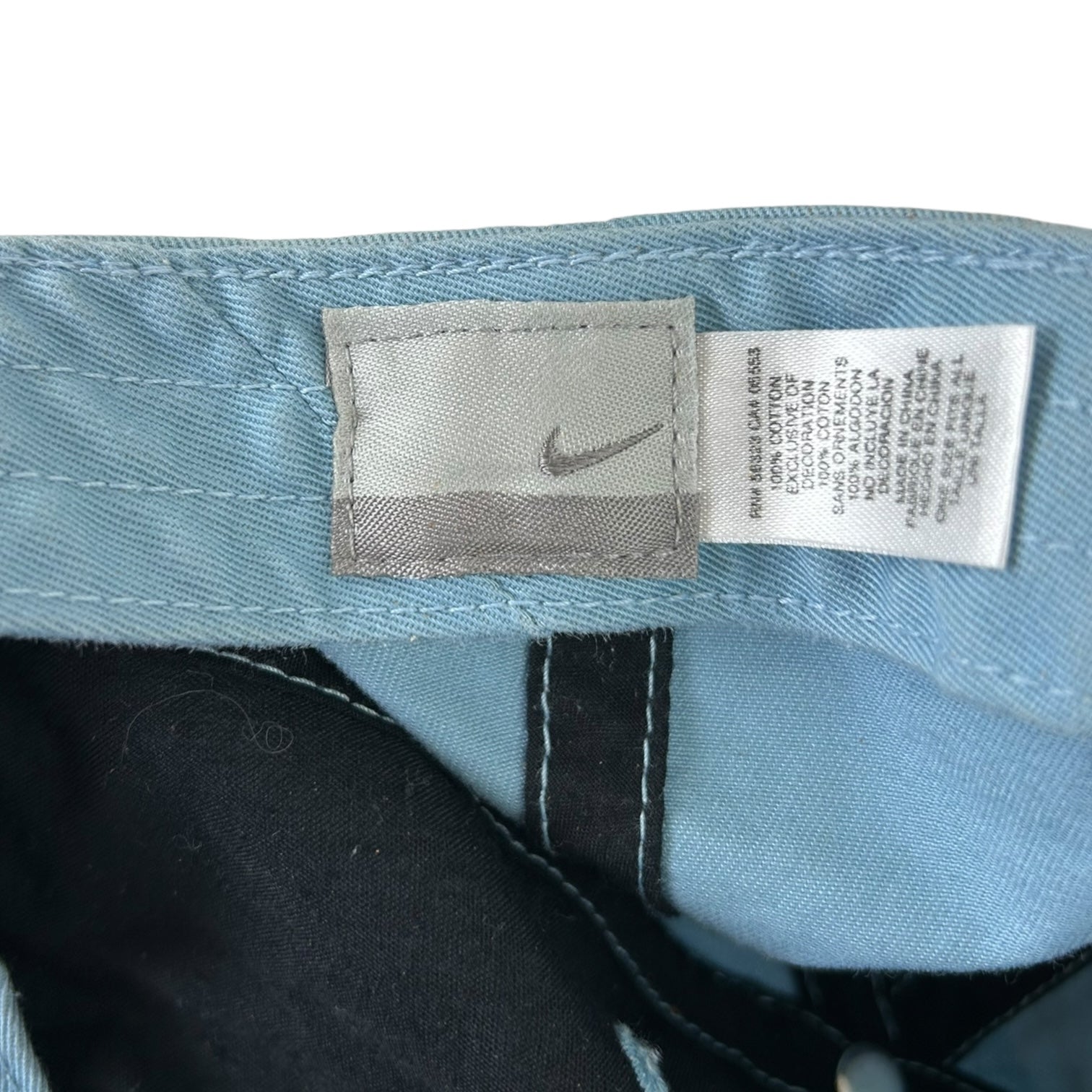 Vintage Nike Y2K Dad Hat Baby Blue