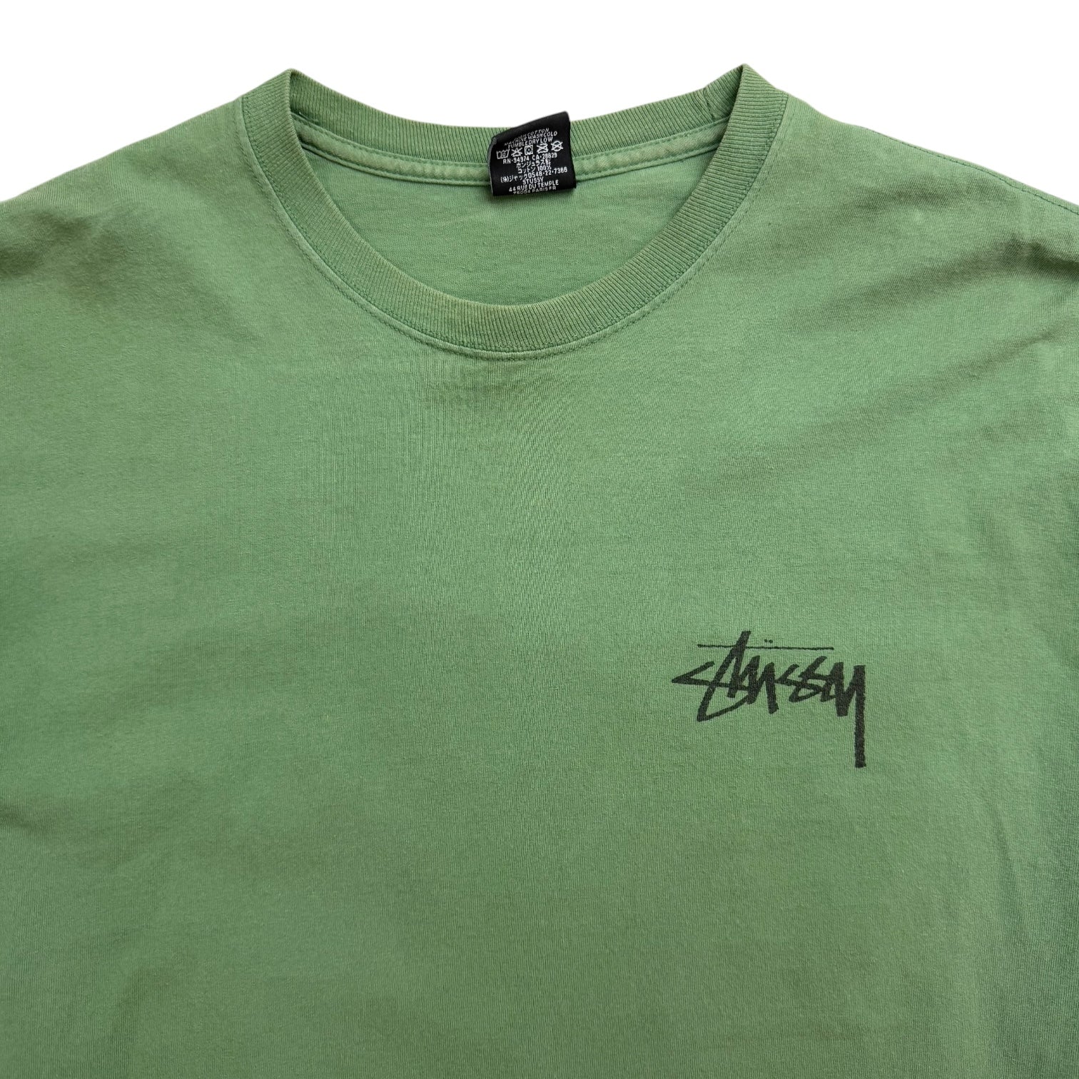 Stussy Hands L/S Tee Green