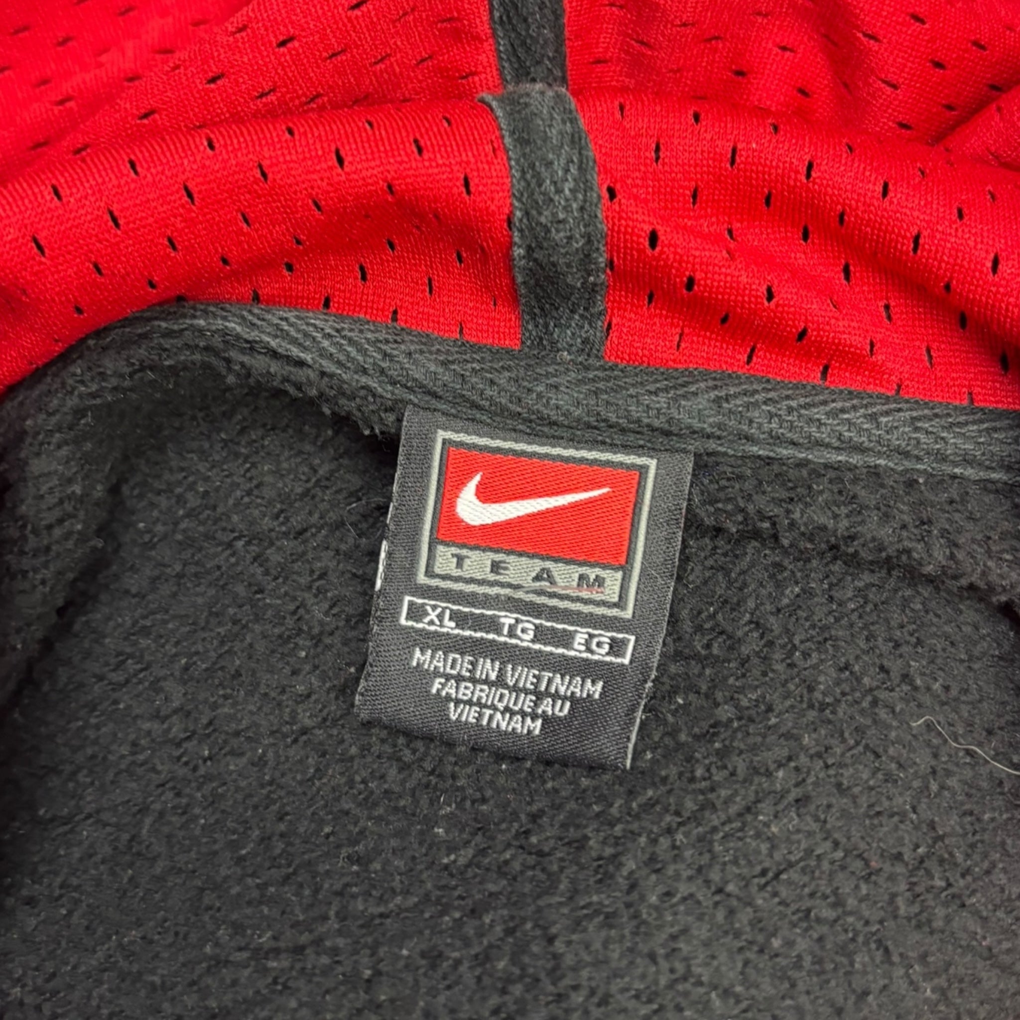 Vintage Nike Team Canada Center Check Hoodie