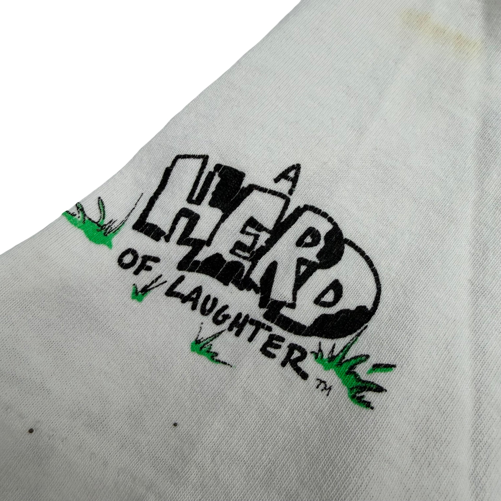 Vintage A Herd Of Laughter Birdie Tee White