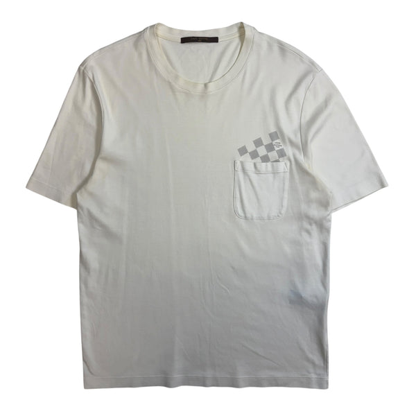 Louis Vuitton Damier Pocket T-Shirt White