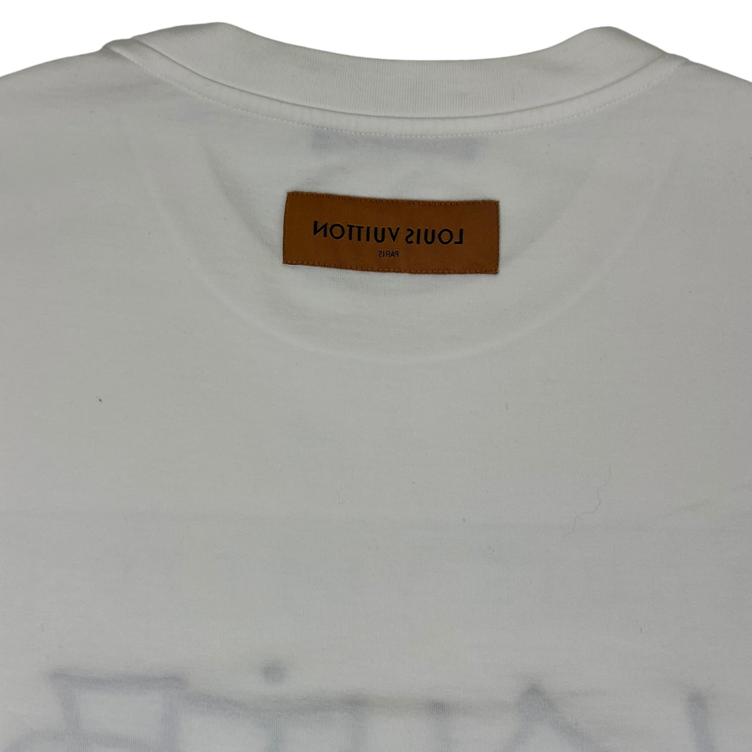 Louis Vuitton Handle With Care Graphic Jersey T-Shirt White