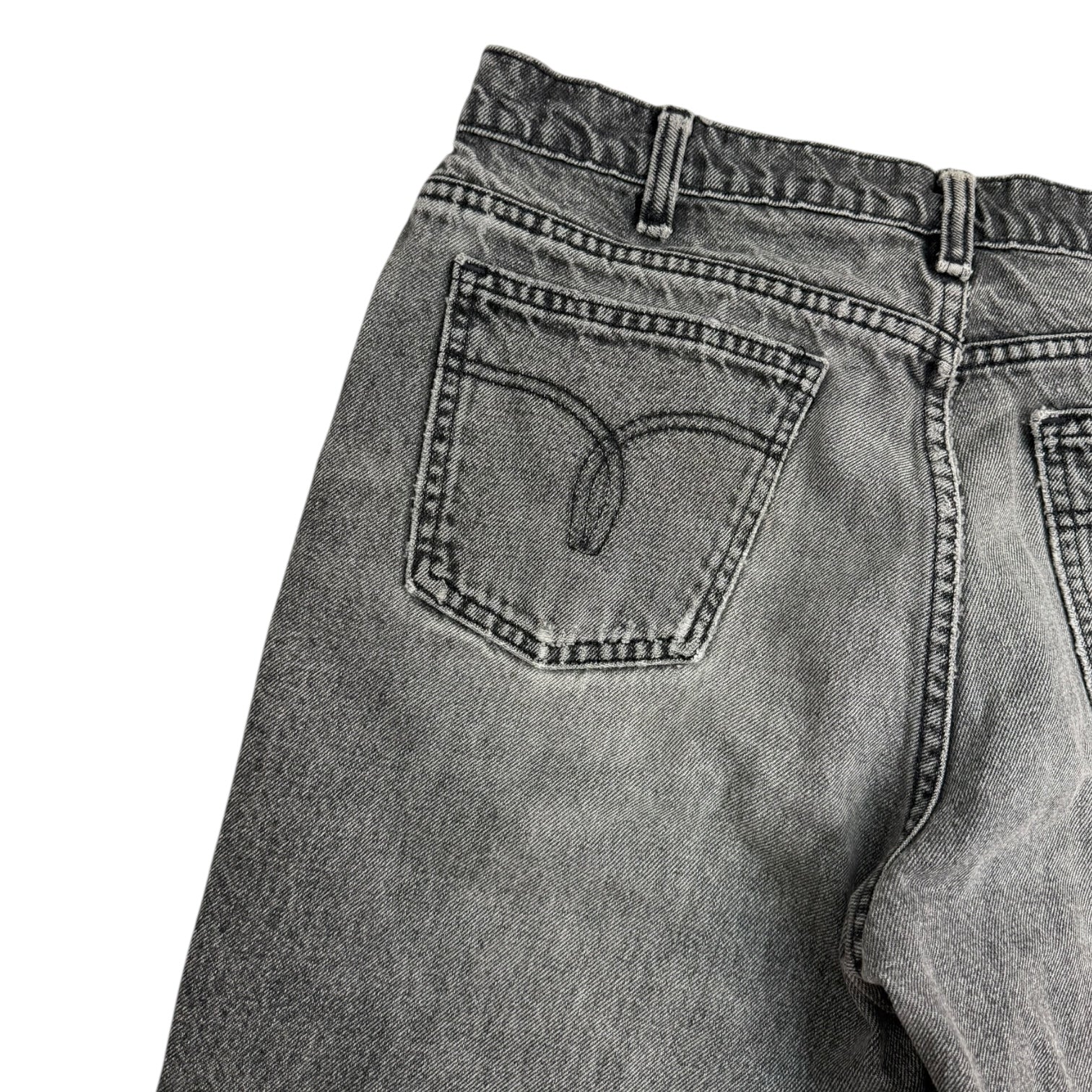 Vintage GWG Denim Jeans Faded Black