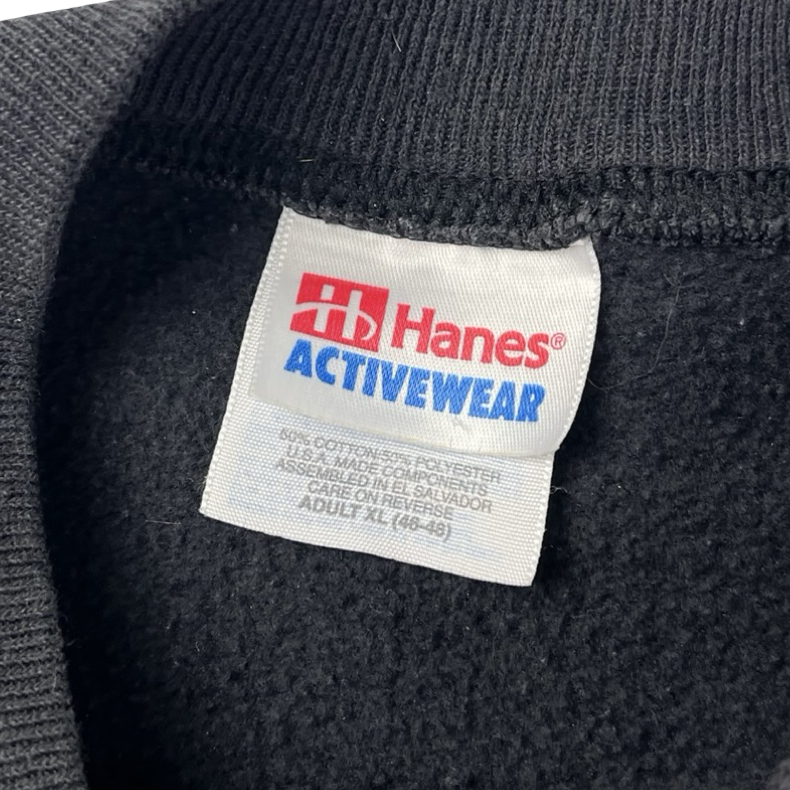 1997 Canada Hockey Crewneck Faded Black