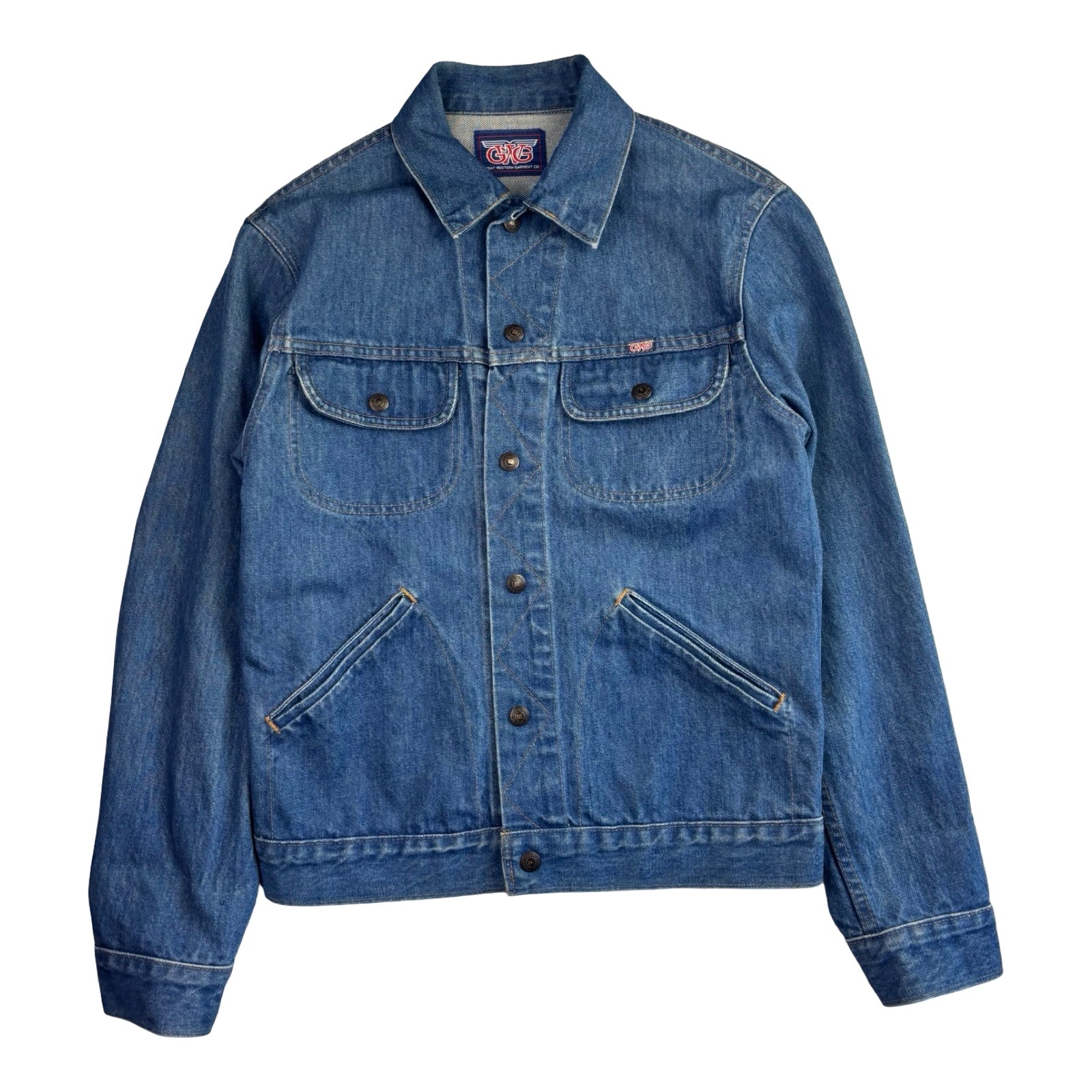 88’ GWG Calgary Stampede Denim Trucker Jacket Medium Wash
