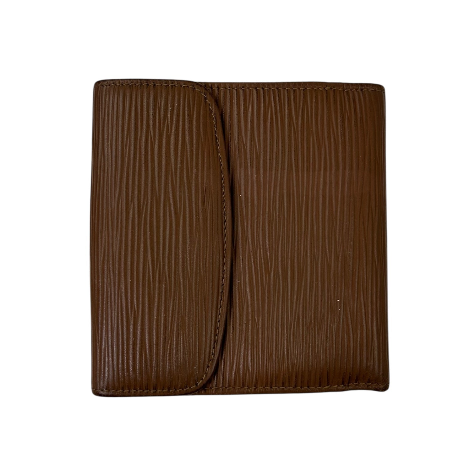 Vintage Fendi Leather Wallet Light Brown