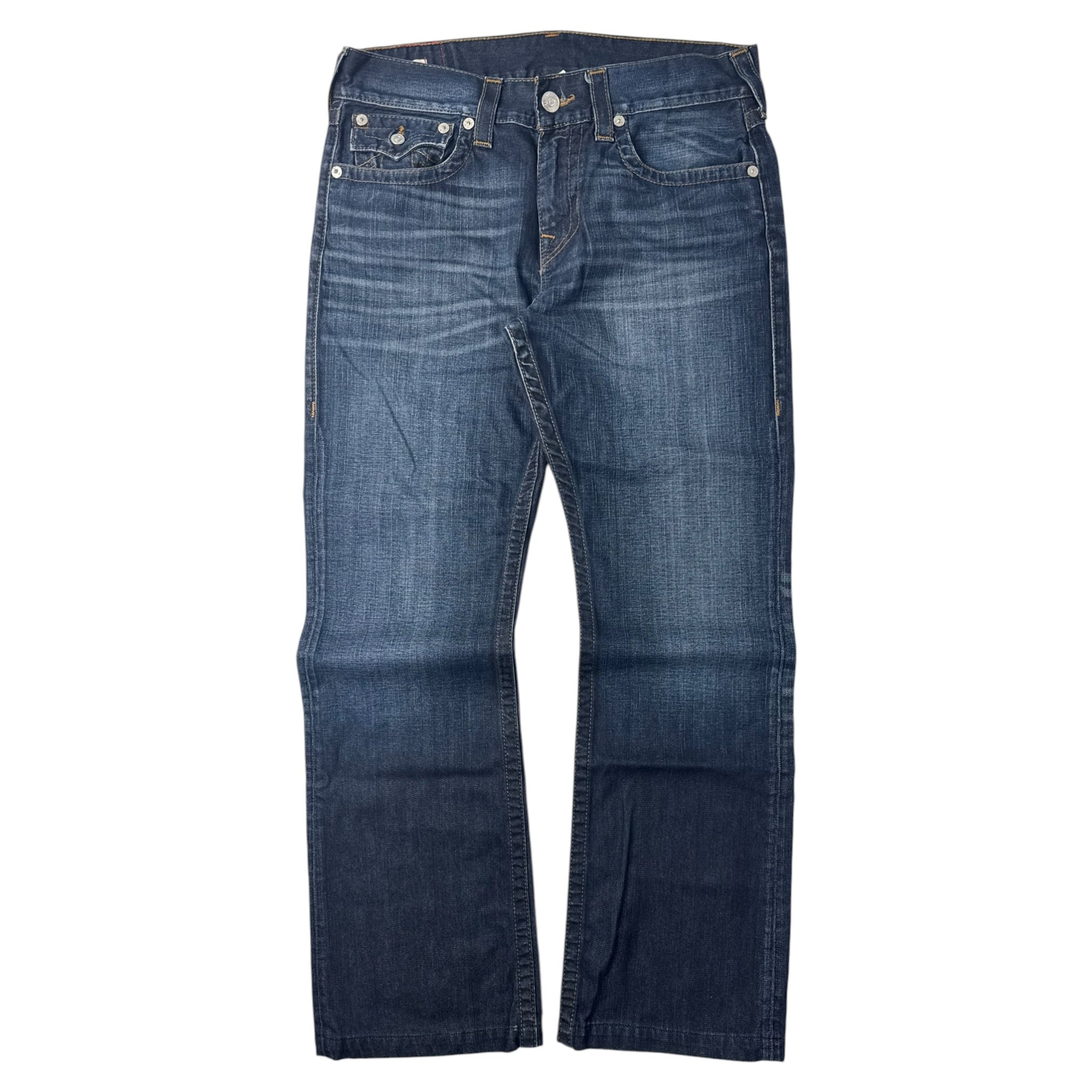 True Religion Billy Flap Boot Cut Denim Dark Indigo