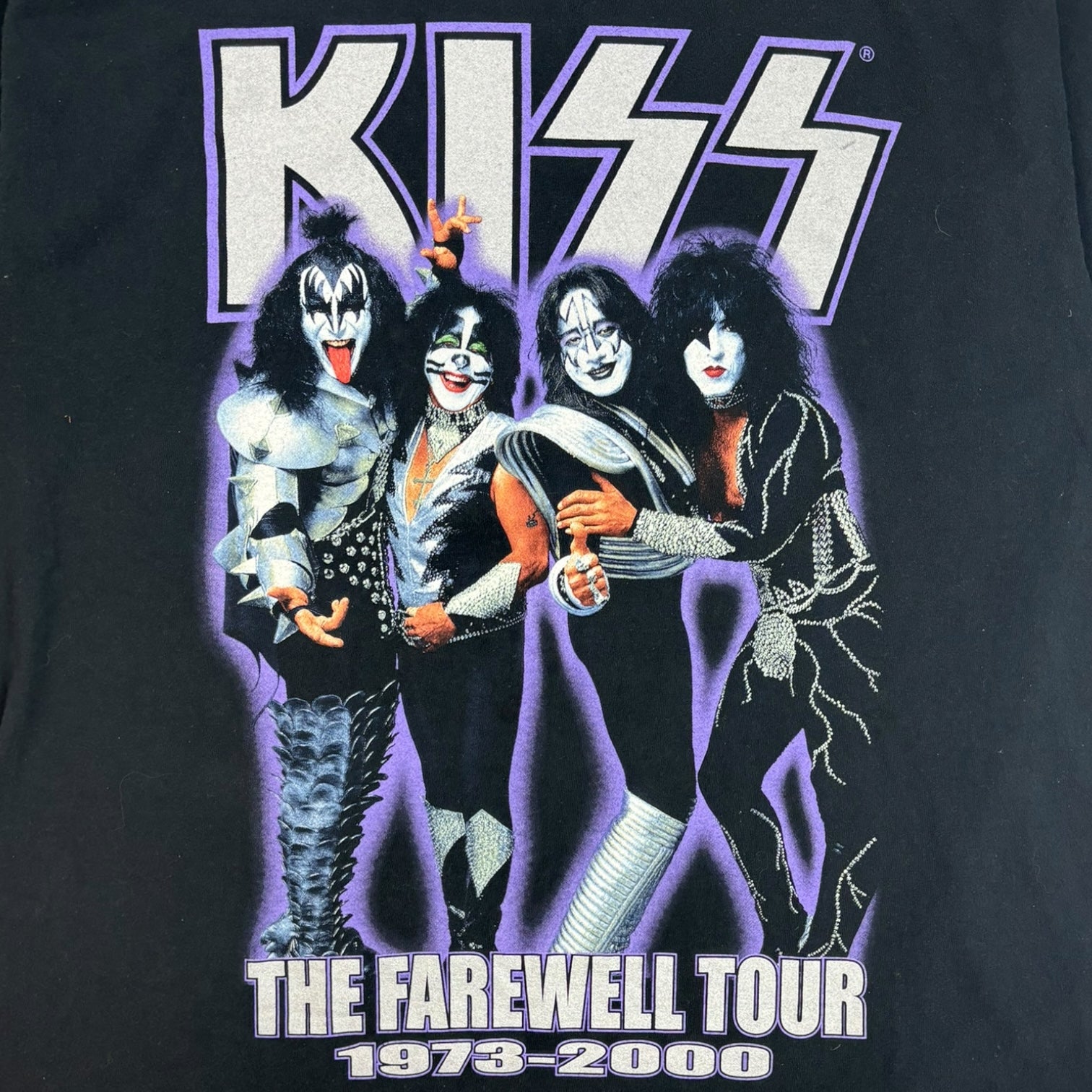 Vintage 2000 Kiss “The Farewell Tour” T-Shirt Black