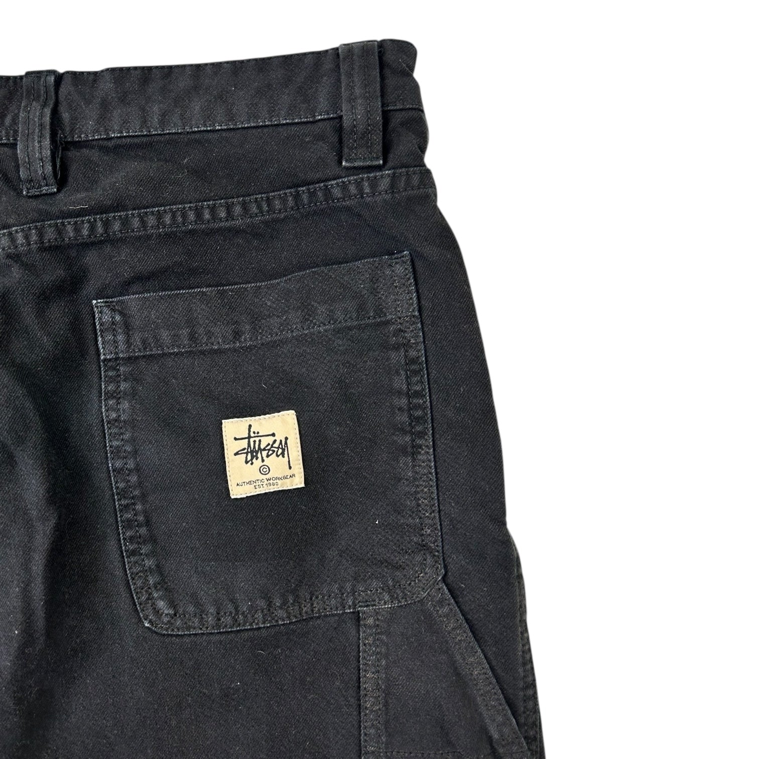 Stussy Workwear Double Knee Pants Black
