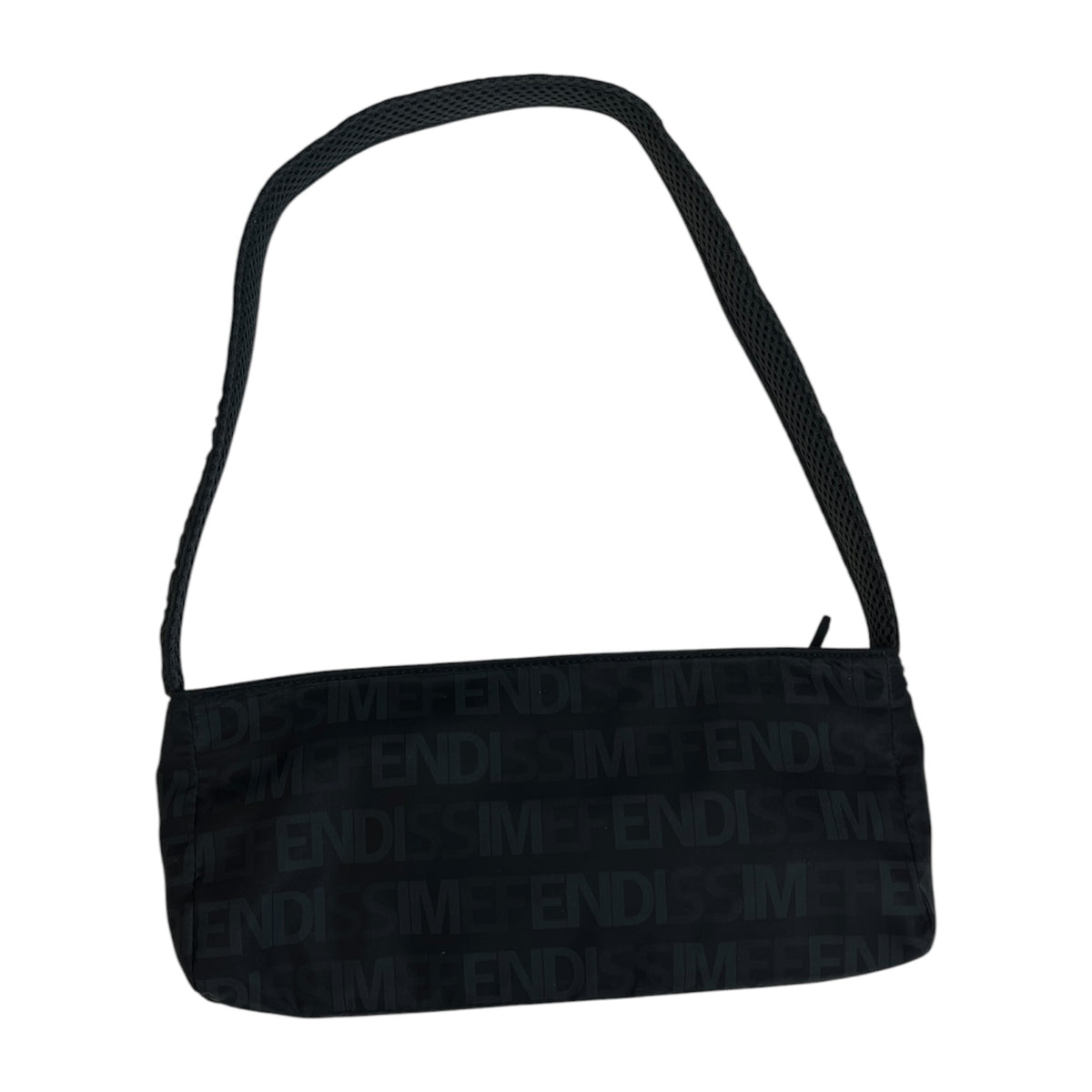 (W) Fendissime Logo Jacquard Pouch Shoulder Bag