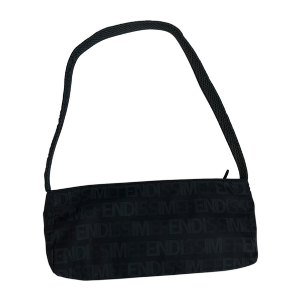 (W) Fendissime Logo Jacquard Pouch Shoulder Bag
