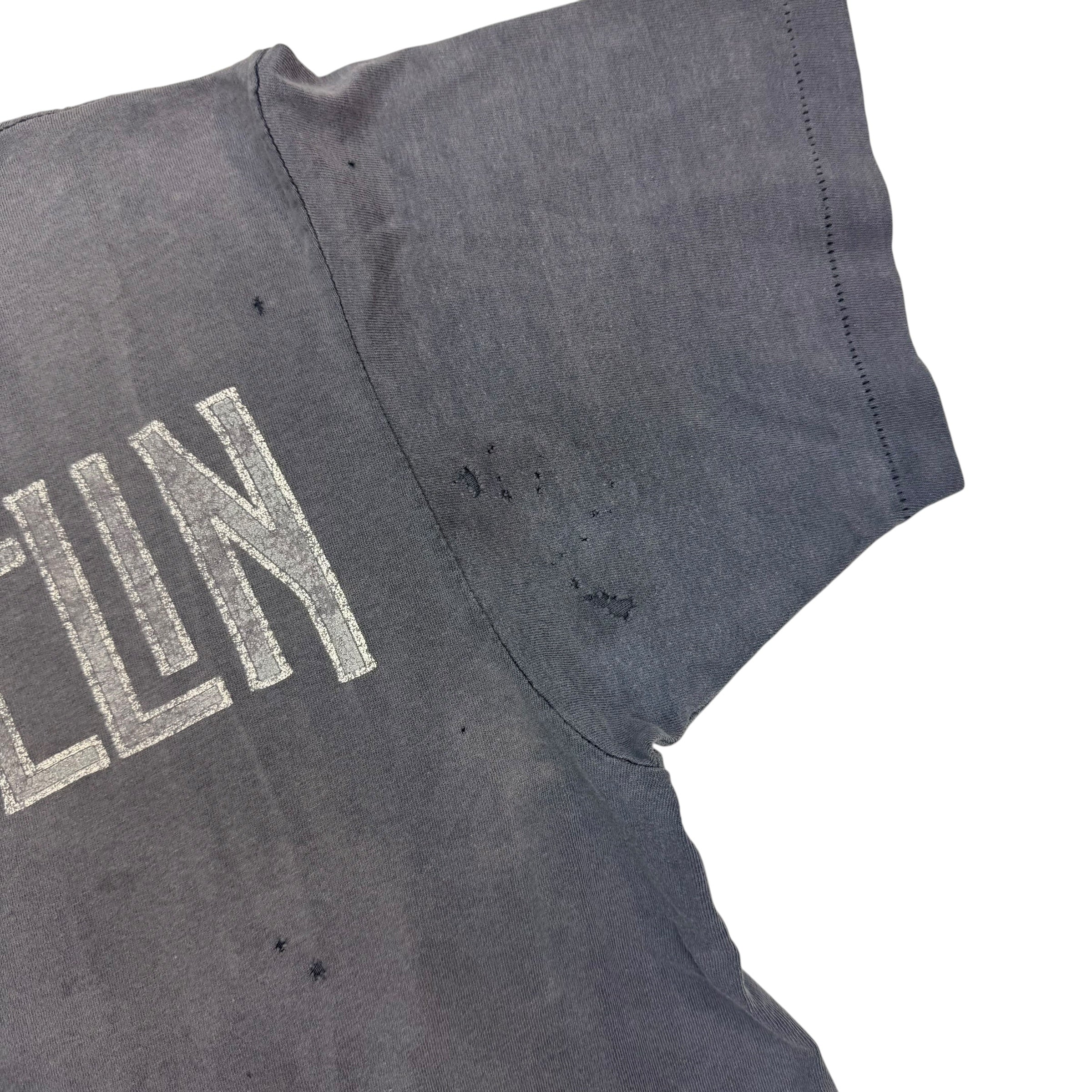 1990 Led Zeppelin Zoso Wizard Tee Faded Black