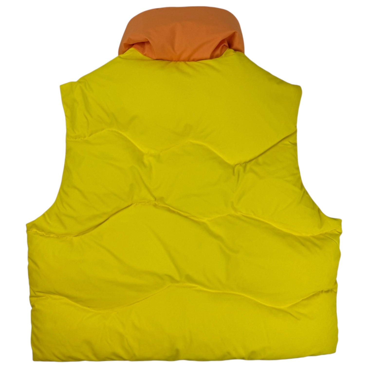 ERL Down Woven Puffer Vest Orange/Yellow